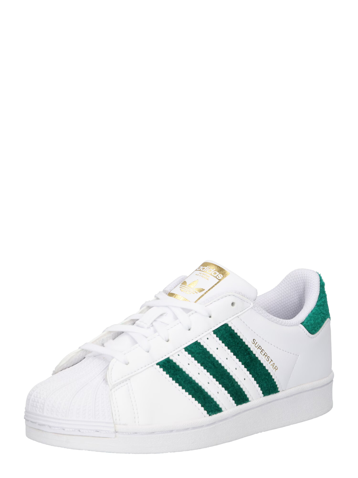 ADIDAS ORIGINALS Superge 'Superstar' bela / smaragd - Pepit.si