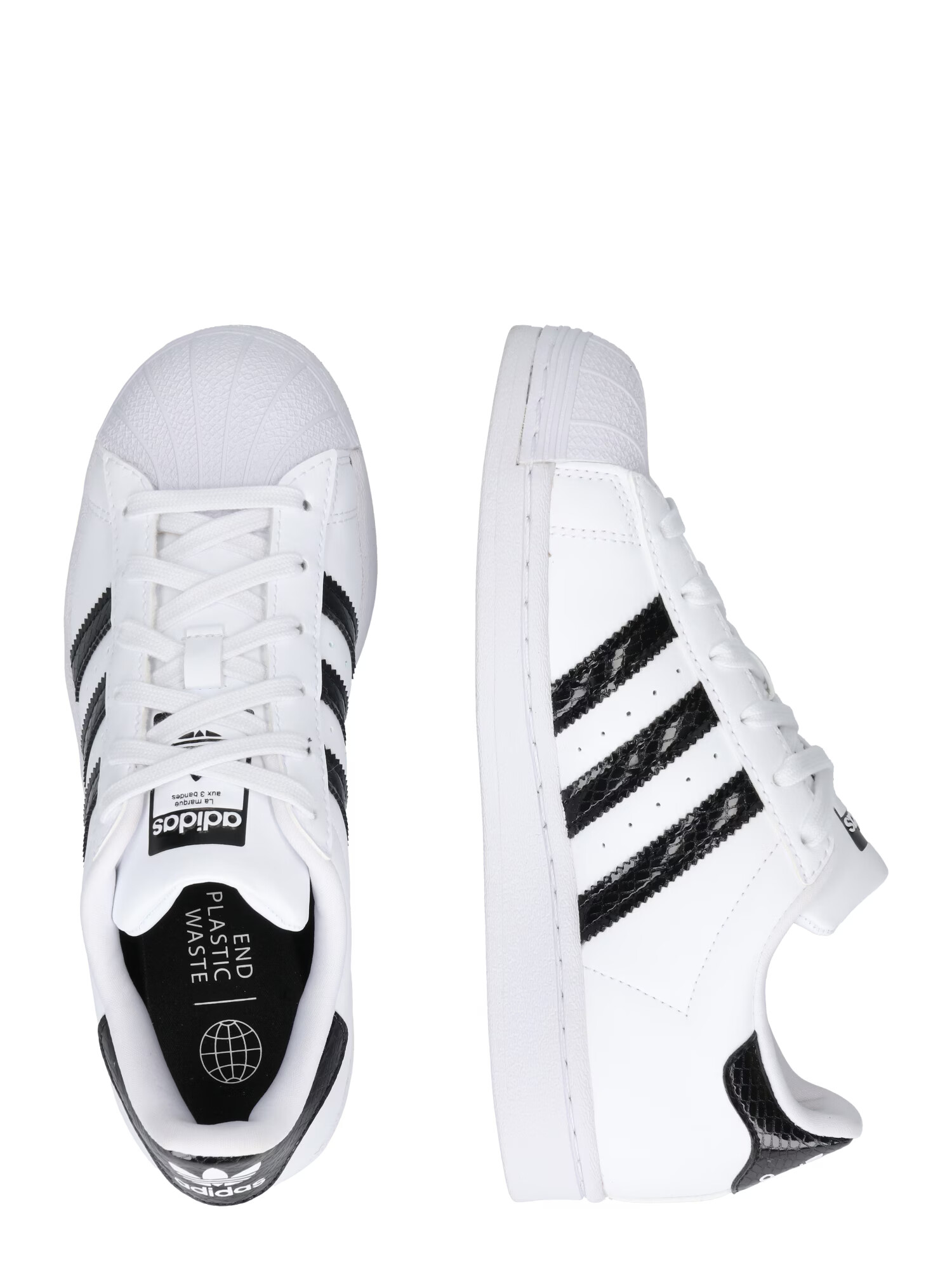 ADIDAS ORIGINALS Superge 'Superstar' črna / bela - Pepit.si