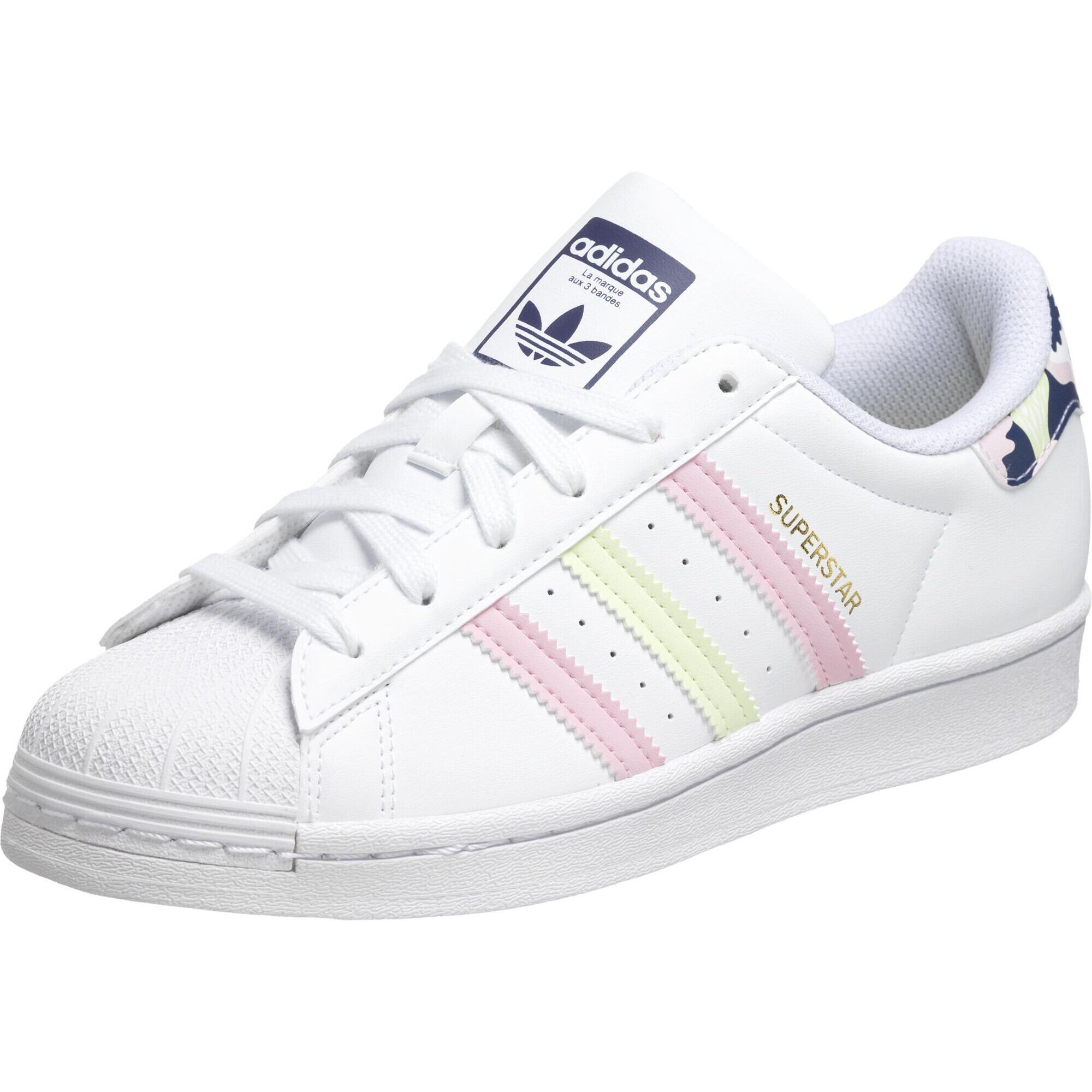 ADIDAS ORIGINALS Superge 'Superstar' pesek / mornarska / svetlo roza / bela - Pepit.si