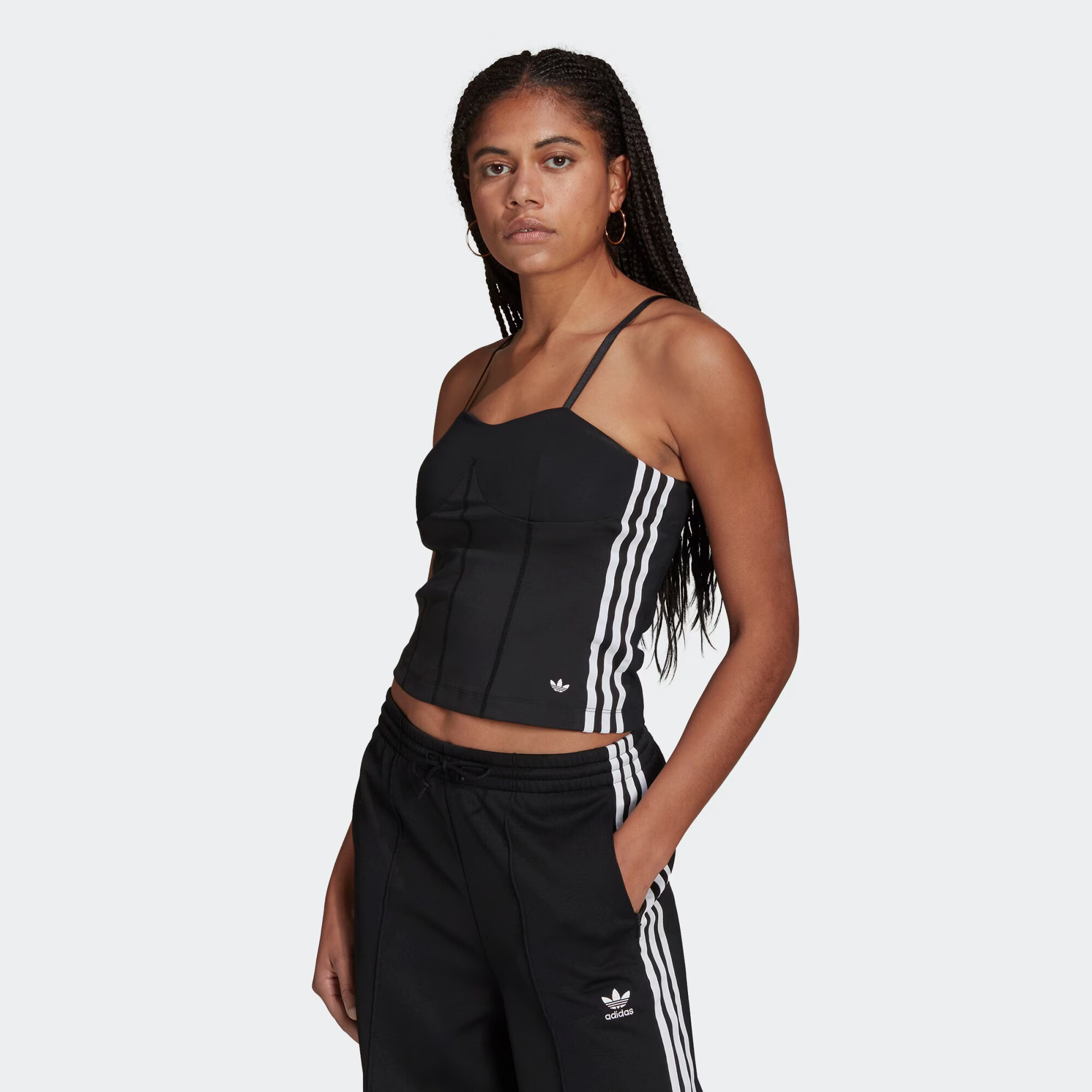 ADIDAS ORIGINALS Top 'CORSET TOP' črna - Pepit.si