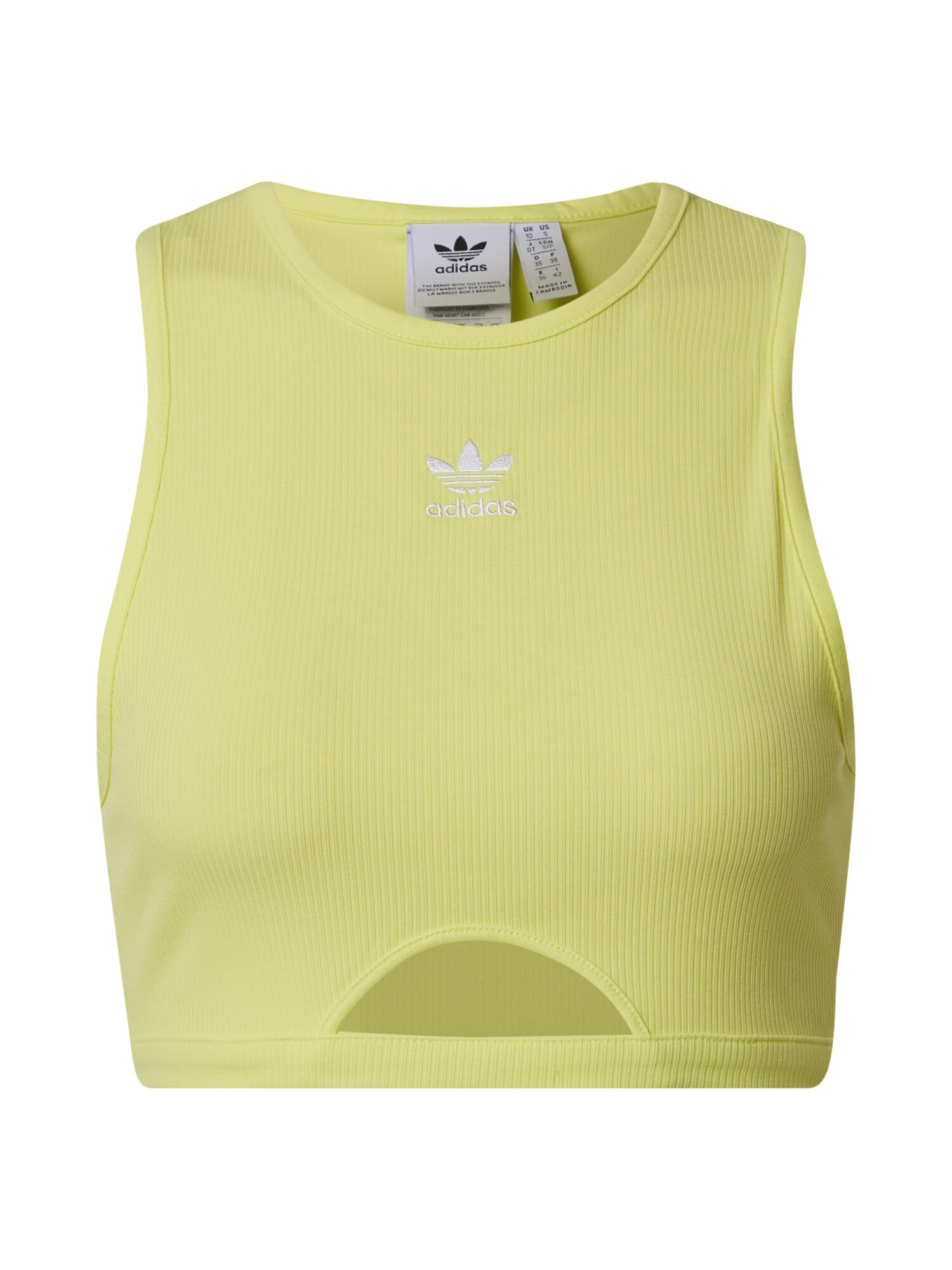 ADIDAS ORIGINALS Top limonino-rumena - Pepit.si