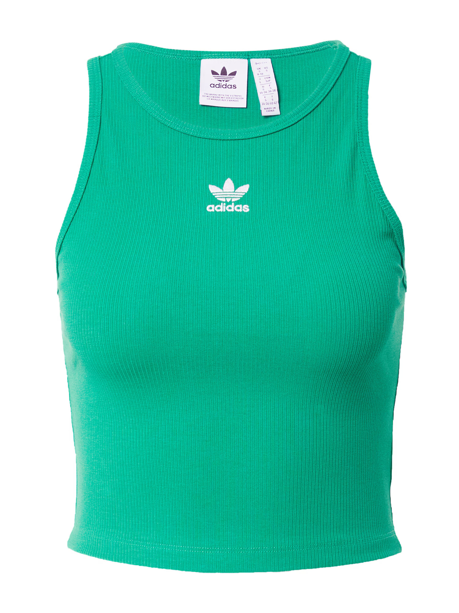 ADIDAS ORIGINALS Top travnato zelena / bela - Pepit.si