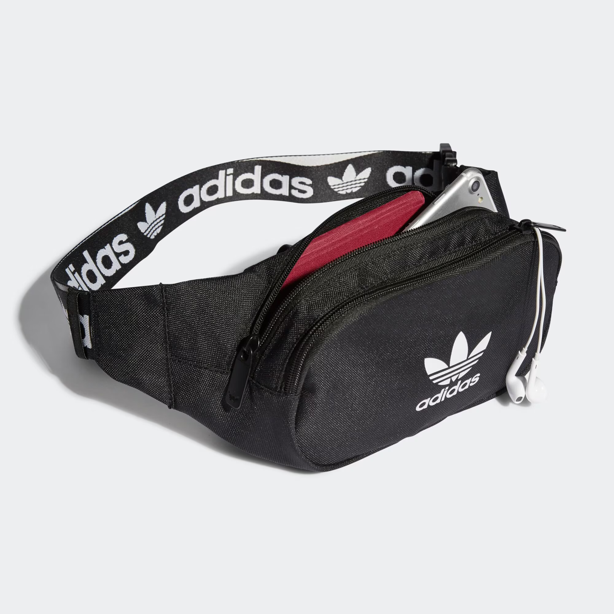 ADIDAS ORIGINALS Torbica za okrog pasu črna / bela - Pepit.si