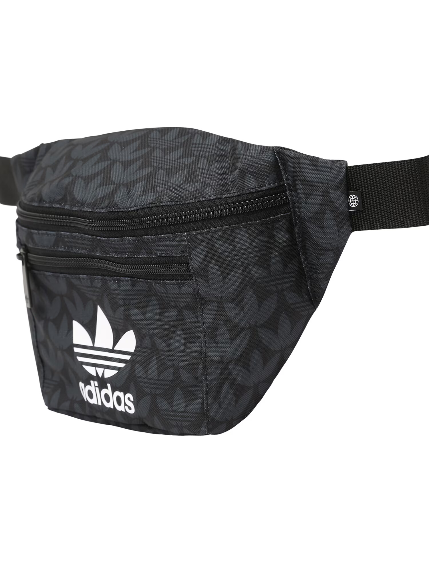 ADIDAS ORIGINALS Torbica za okrog pasu temno siva / črna / bela - Pepit.si