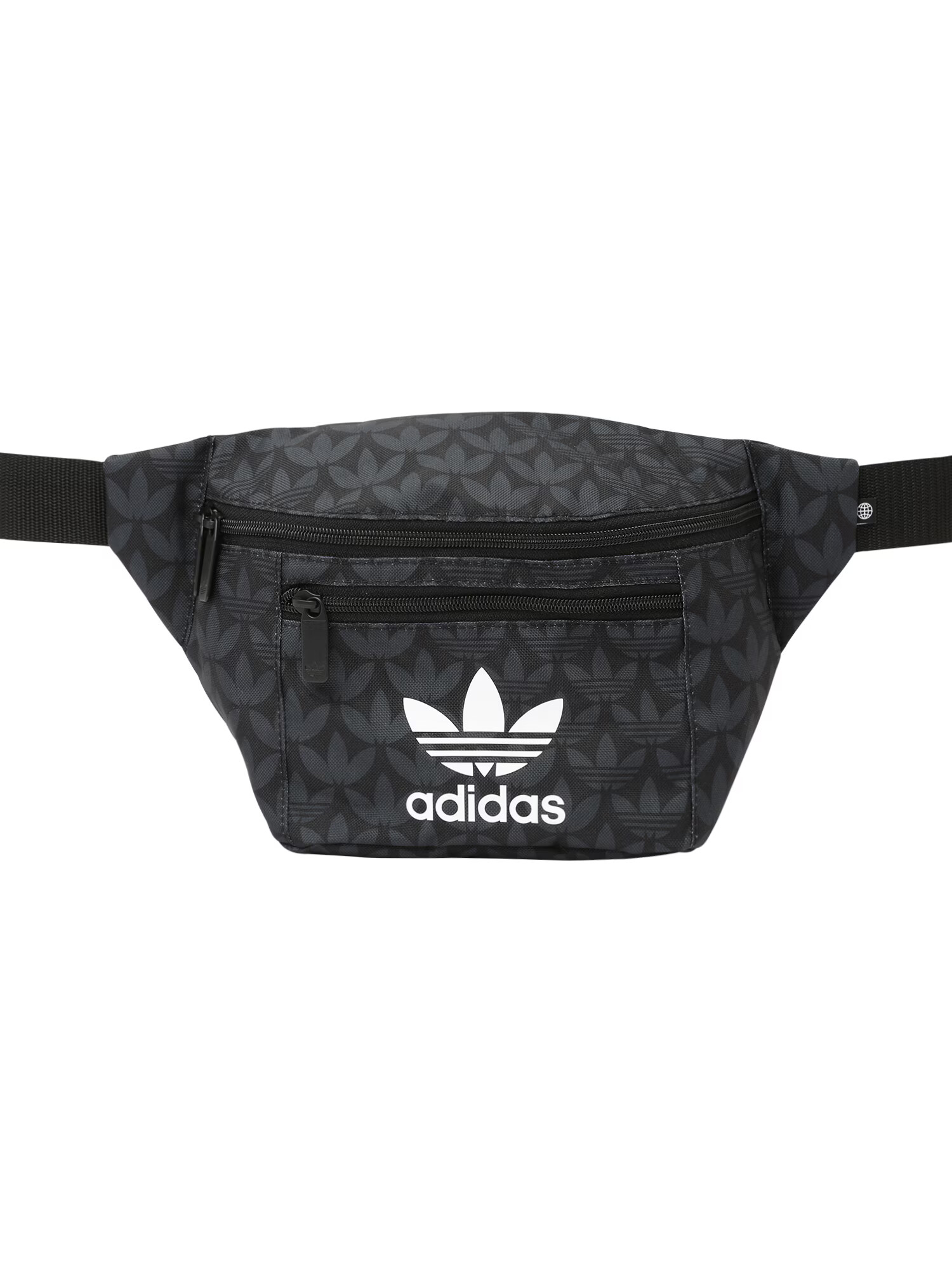 ADIDAS ORIGINALS Torbica za okrog pasu temno siva / črna / bela - Pepit.si