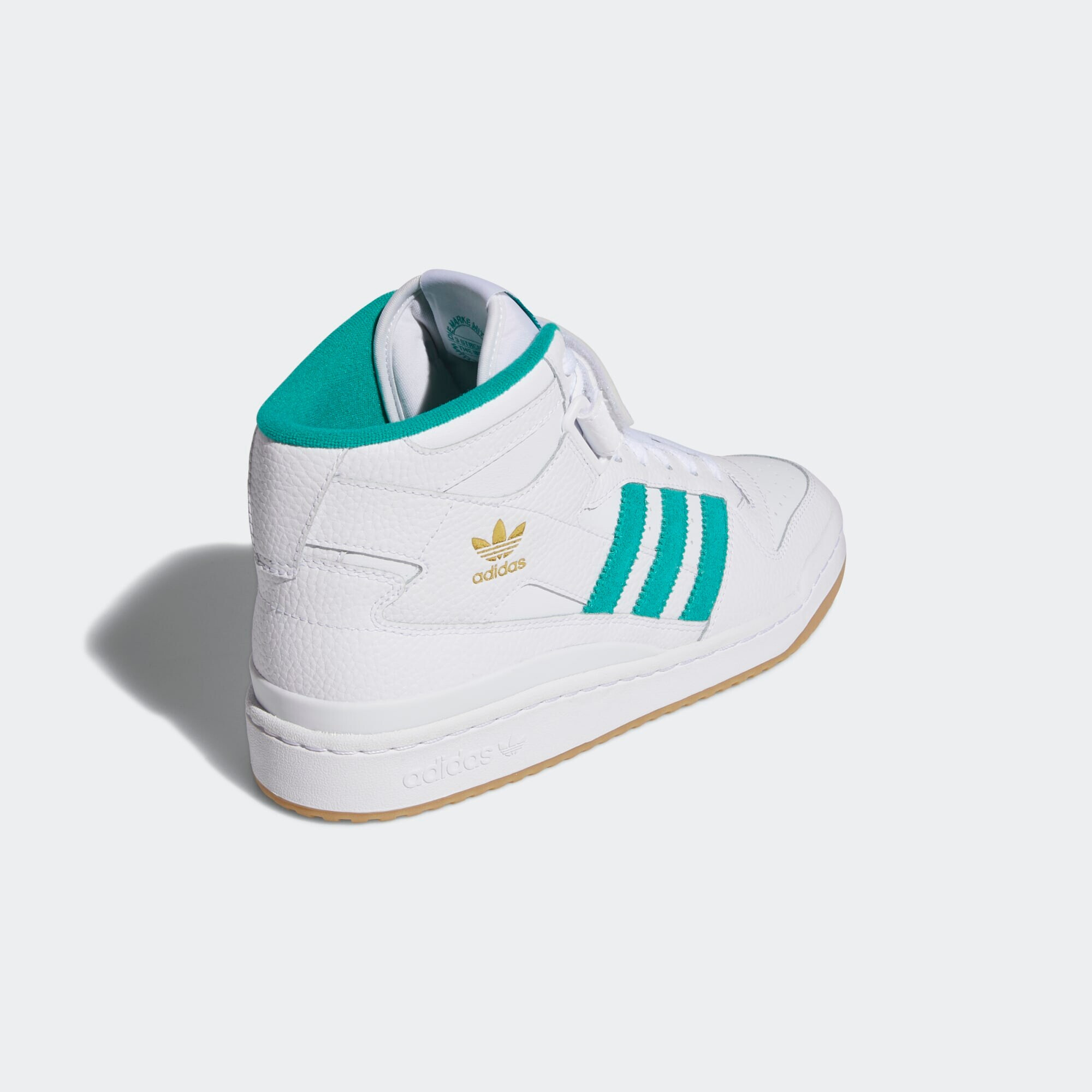 ADIDAS ORIGINALS Visoke superge bela / petrol / zlata - Pepit.si