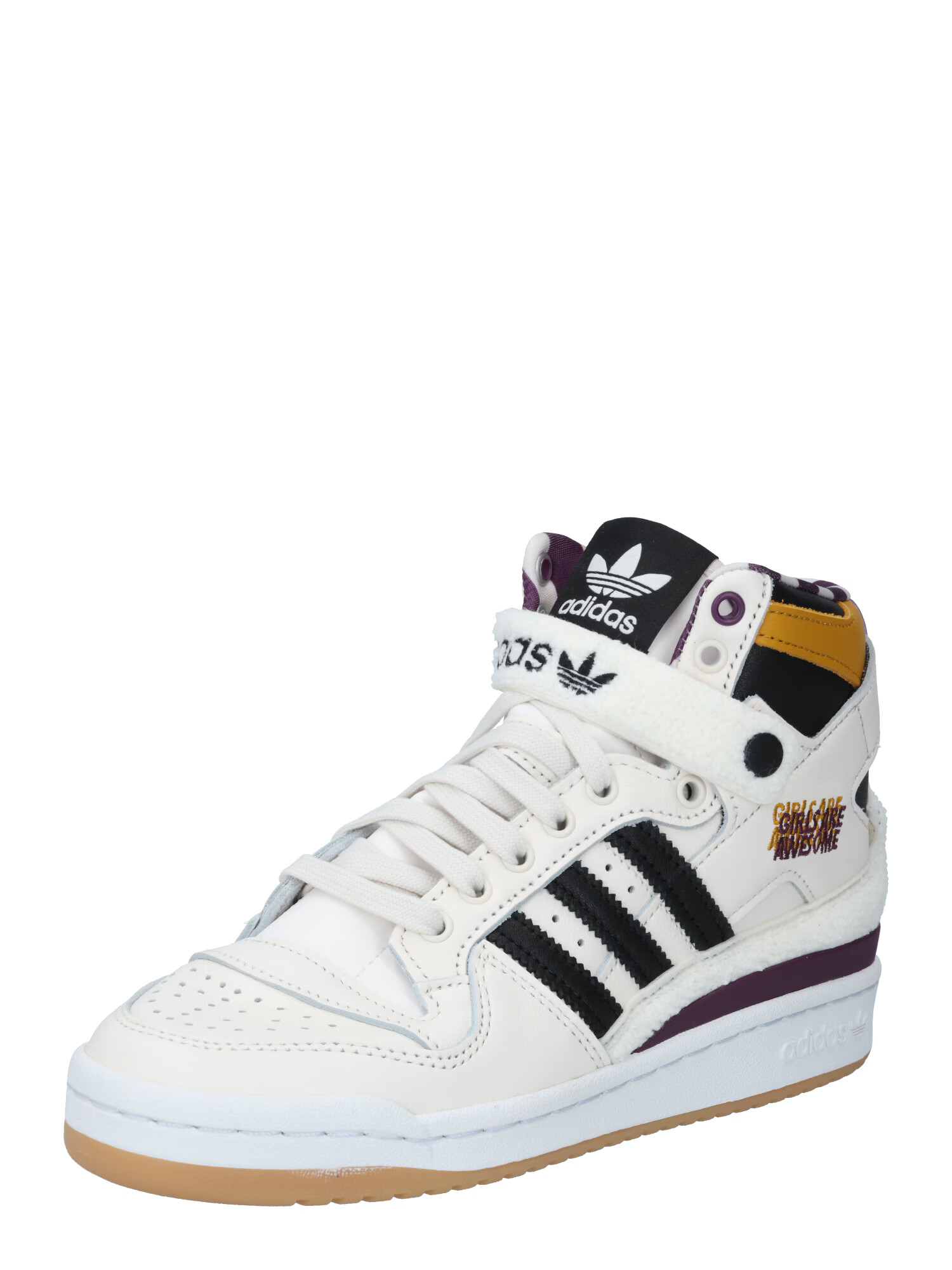 ADIDAS ORIGINALS Visoke superge 'FORUM 84 HI GIRLS ARE AWESOME' bela - Pepit.si