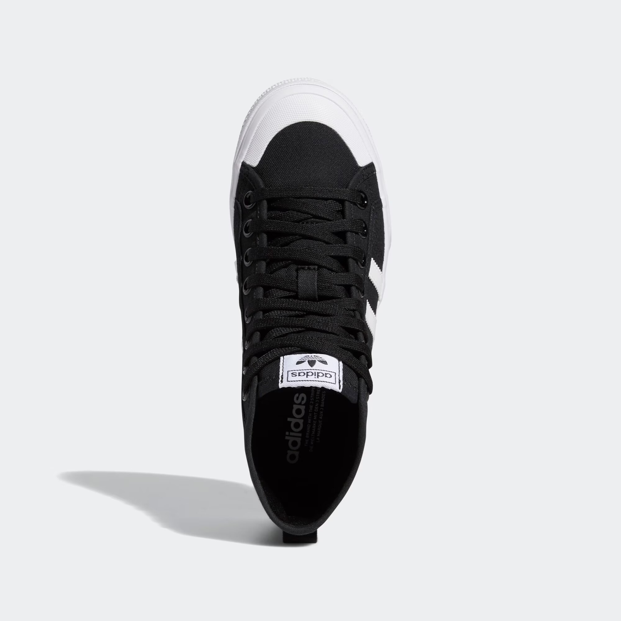 ADIDAS ORIGINALS Visoke superge 'Nizza' črna / bela - Pepit.si