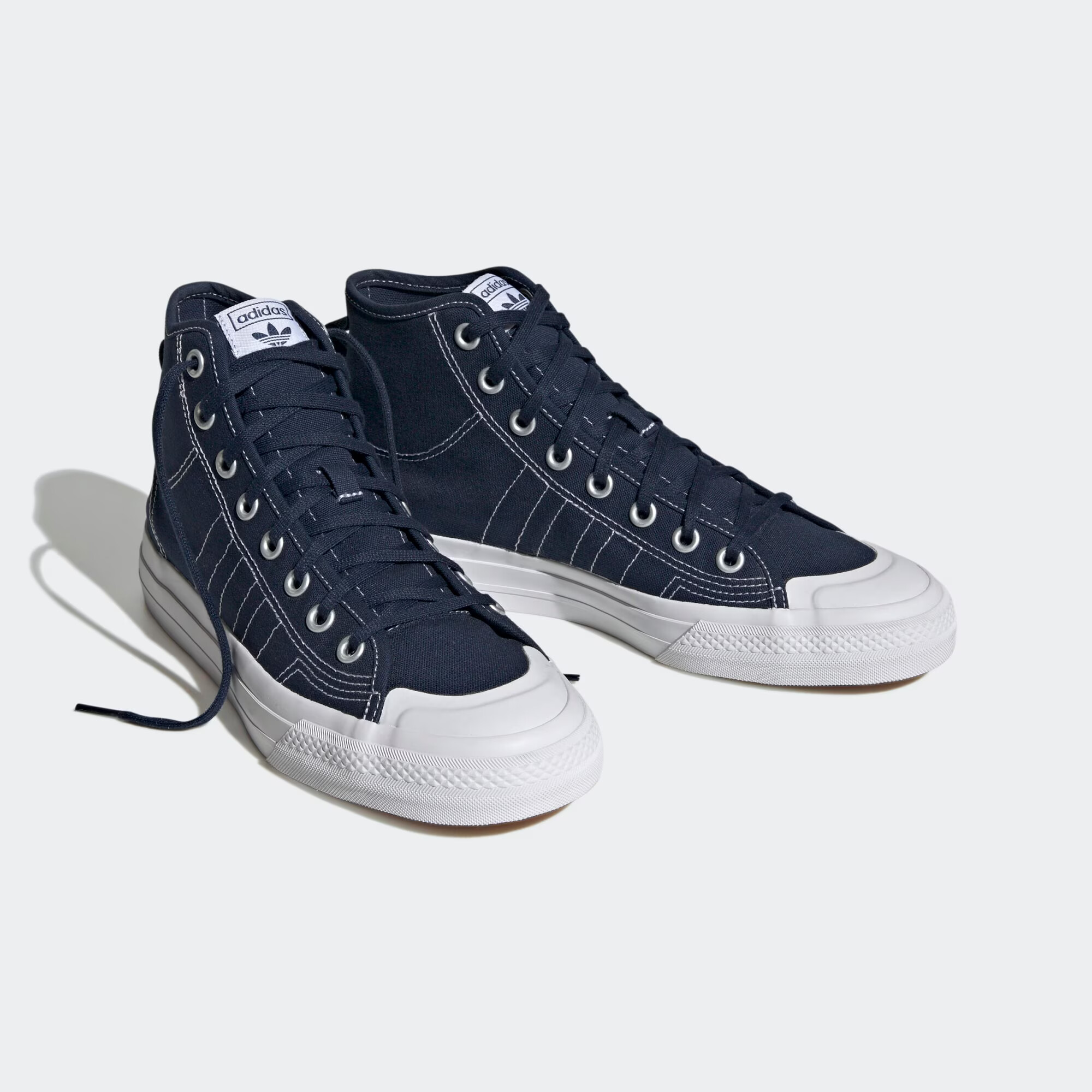 ADIDAS ORIGINALS Visoke superge 'Nizza' indigo / bela - Pepit.si