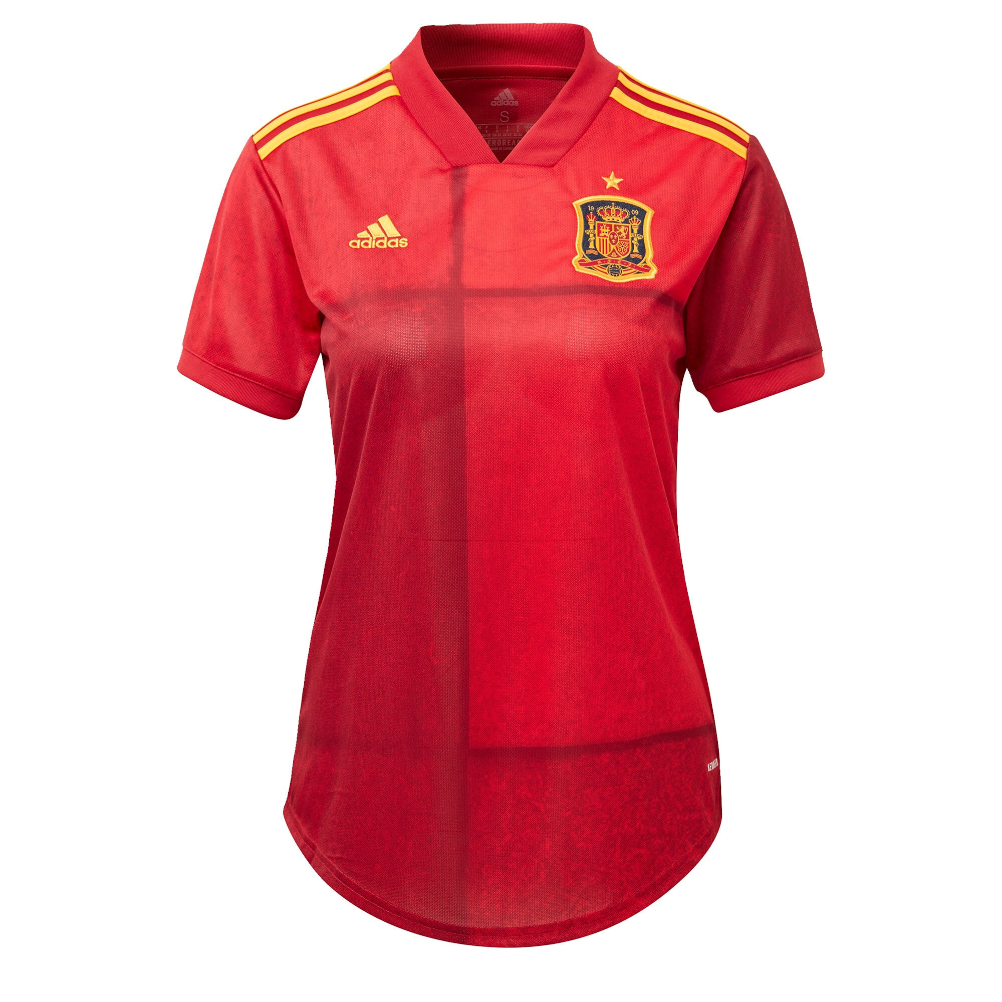 ADIDAS SPORTSWEAR Dres 'FEF Spanien Home EM 2020' rumena / neonsko oranžna - Pepit.si