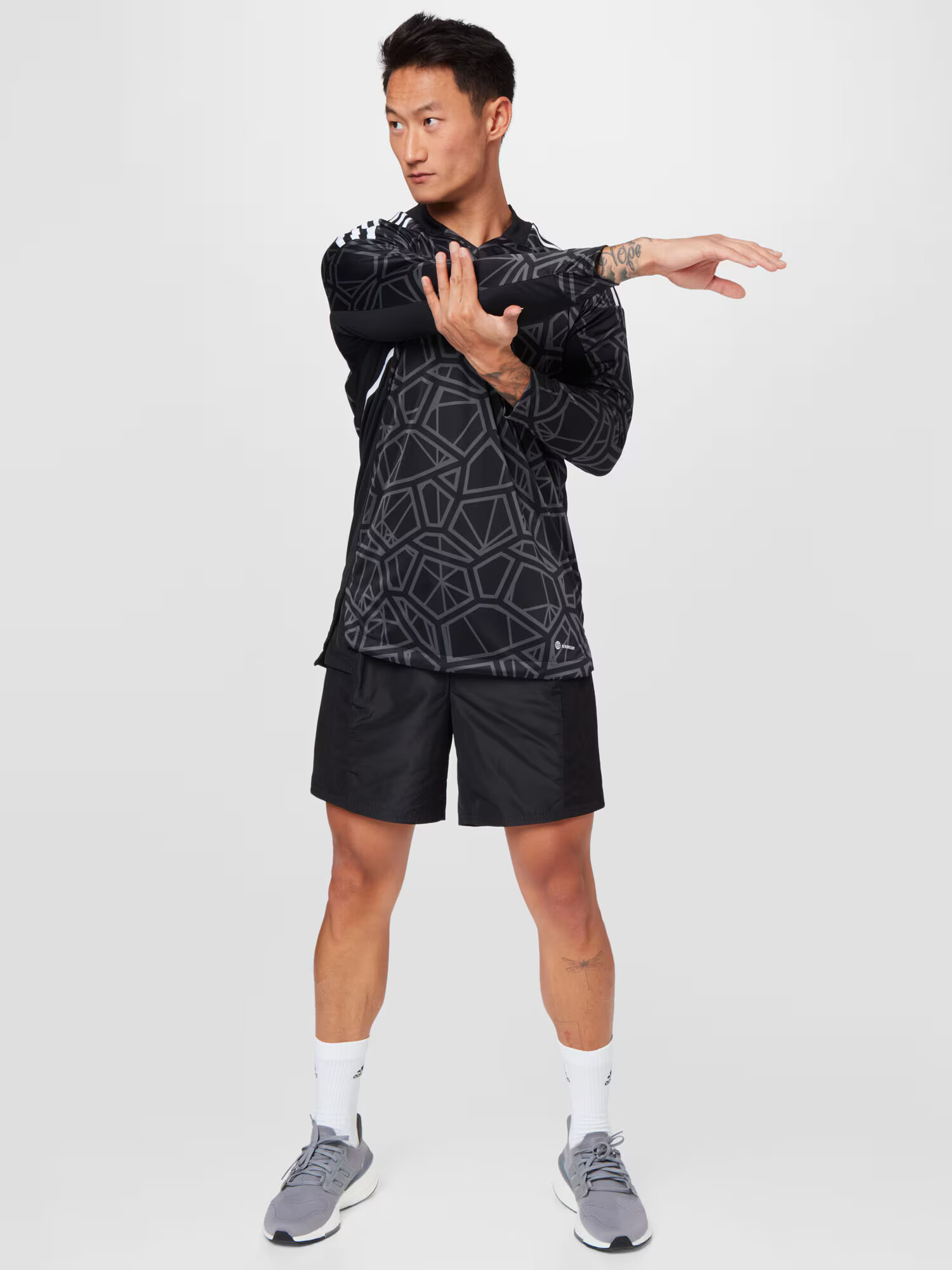 ADIDAS PERFORMANCE Dres temno siva / črna / bela - Pepit.si