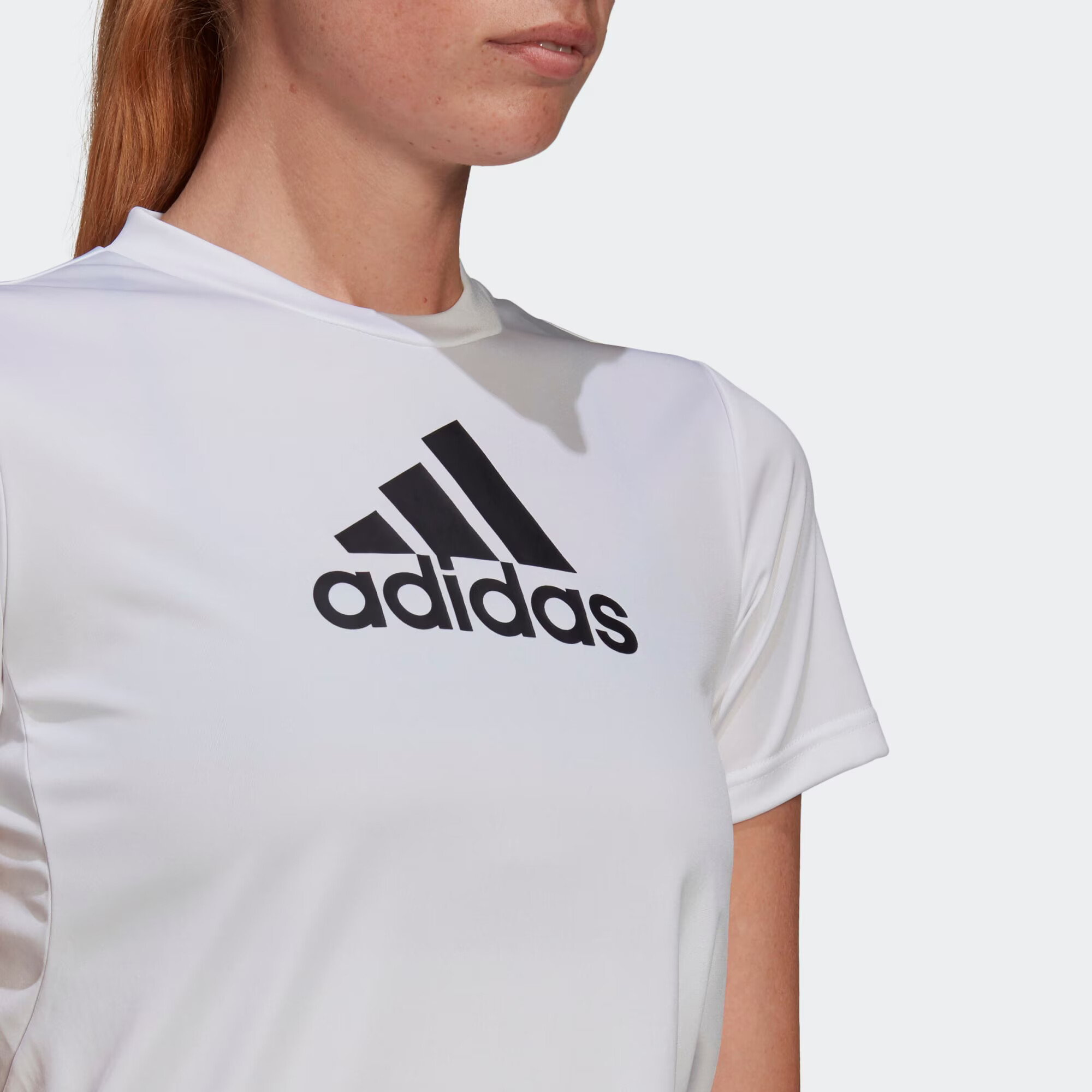 ADIDAS SPORTSWEAR Funkcionalna majica črna / bela - Pepit.si