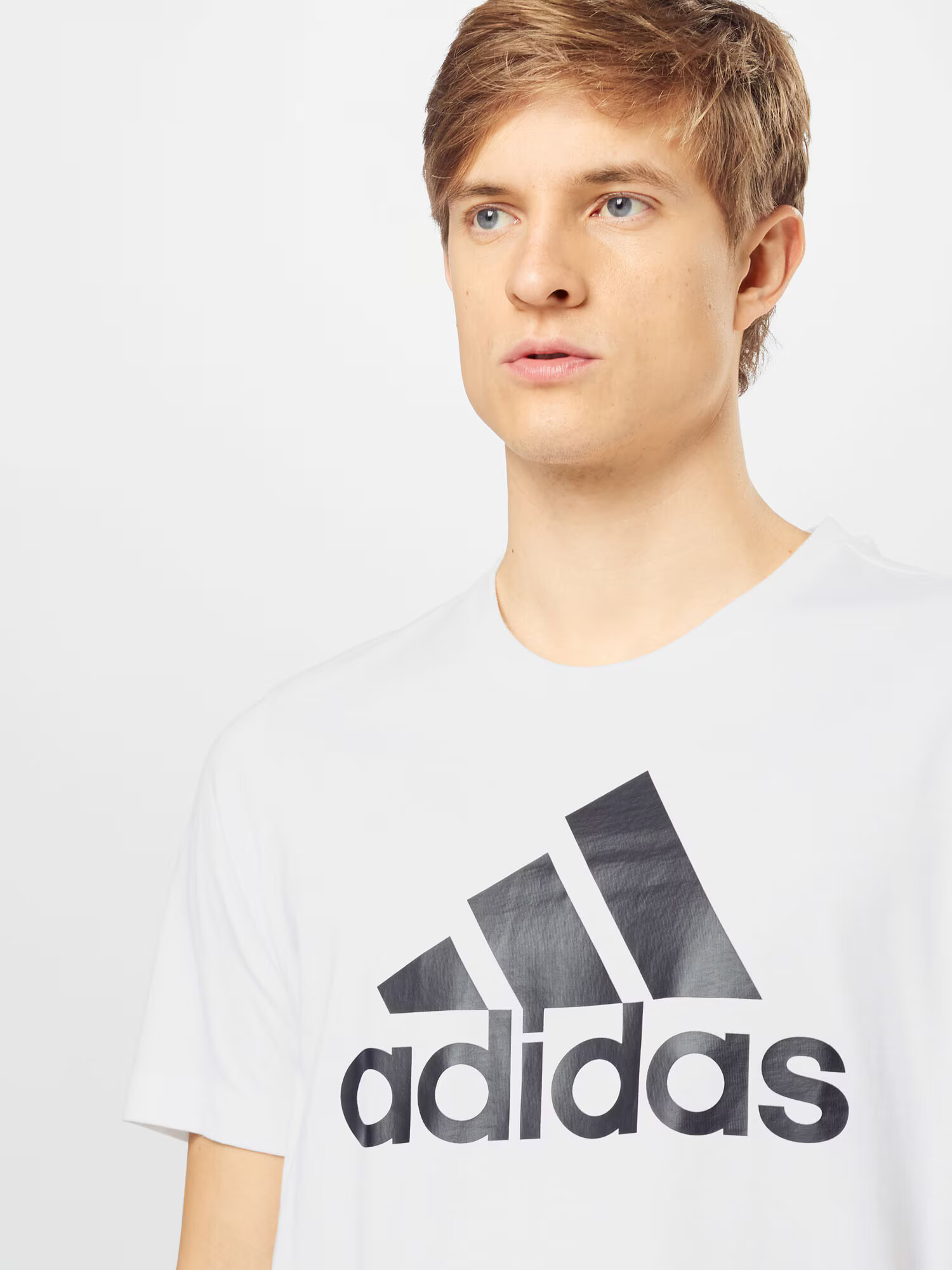 ADIDAS SPORTSWEAR Funkcionalna majica črna / bela - Pepit.si