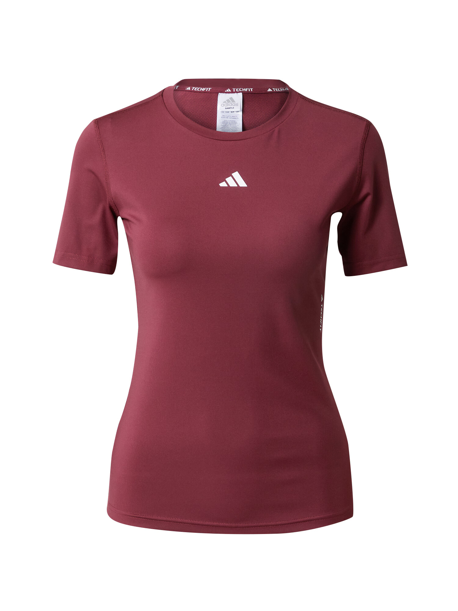 ADIDAS PERFORMANCE Funkcionalna majica burgund / bela - Pepit.si