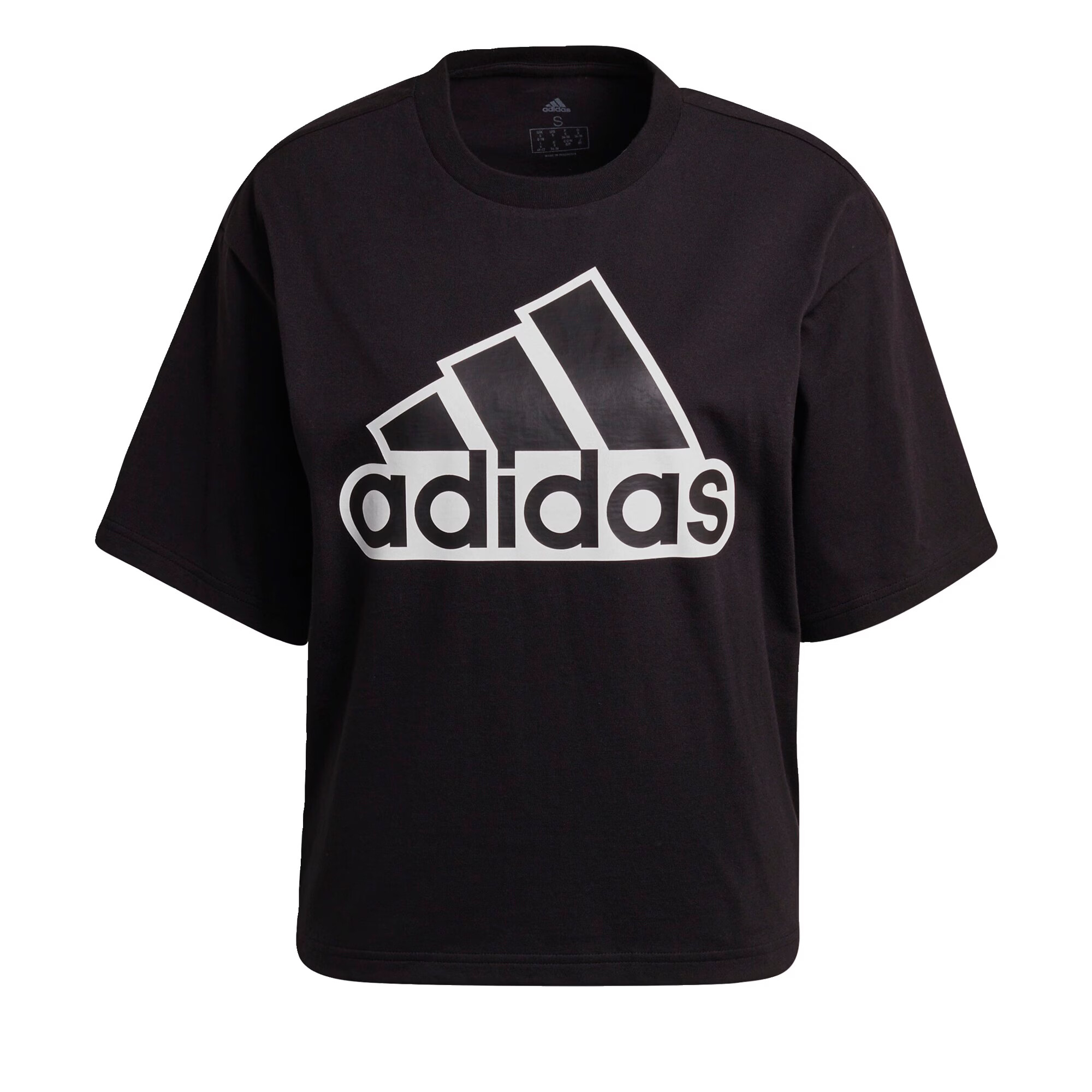 ADIDAS SPORTSWEAR Funkcionalna majica črna / bela - Pepit.si