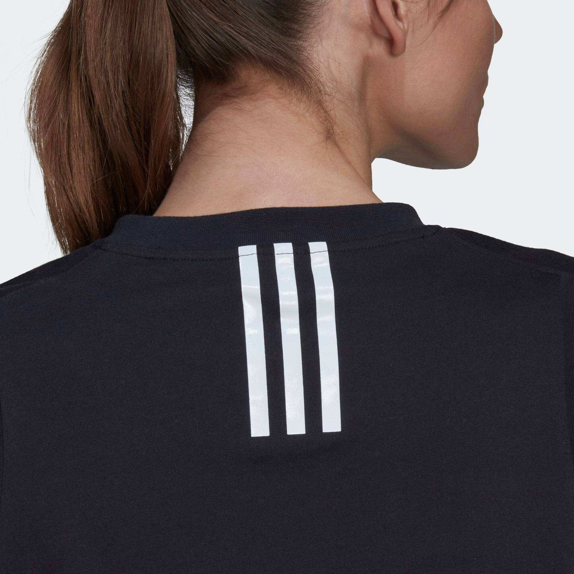 ADIDAS SPORTSWEAR Funkcionalna majica črna / bela - Pepit.si