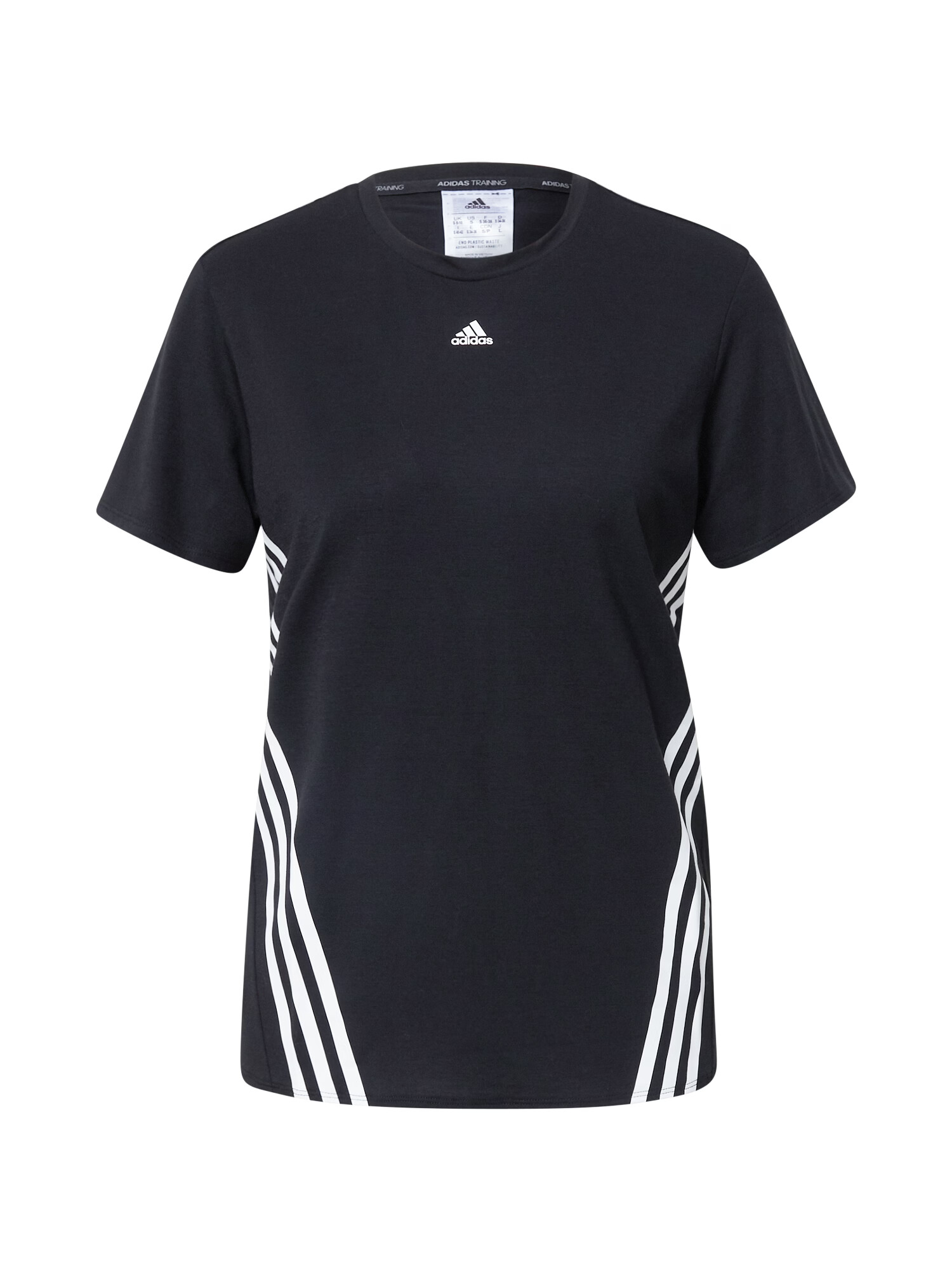 ADIDAS SPORTSWEAR Funkcionalna majica črna / bela - Pepit.si