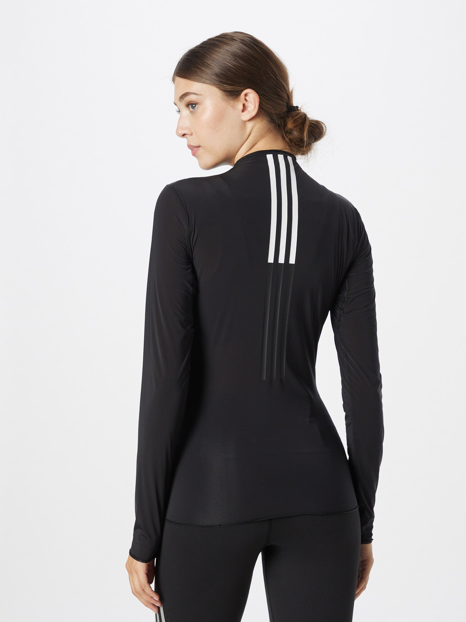 ADIDAS SPORTSWEAR Funkcionalna majica črna / bela - Pepit.si