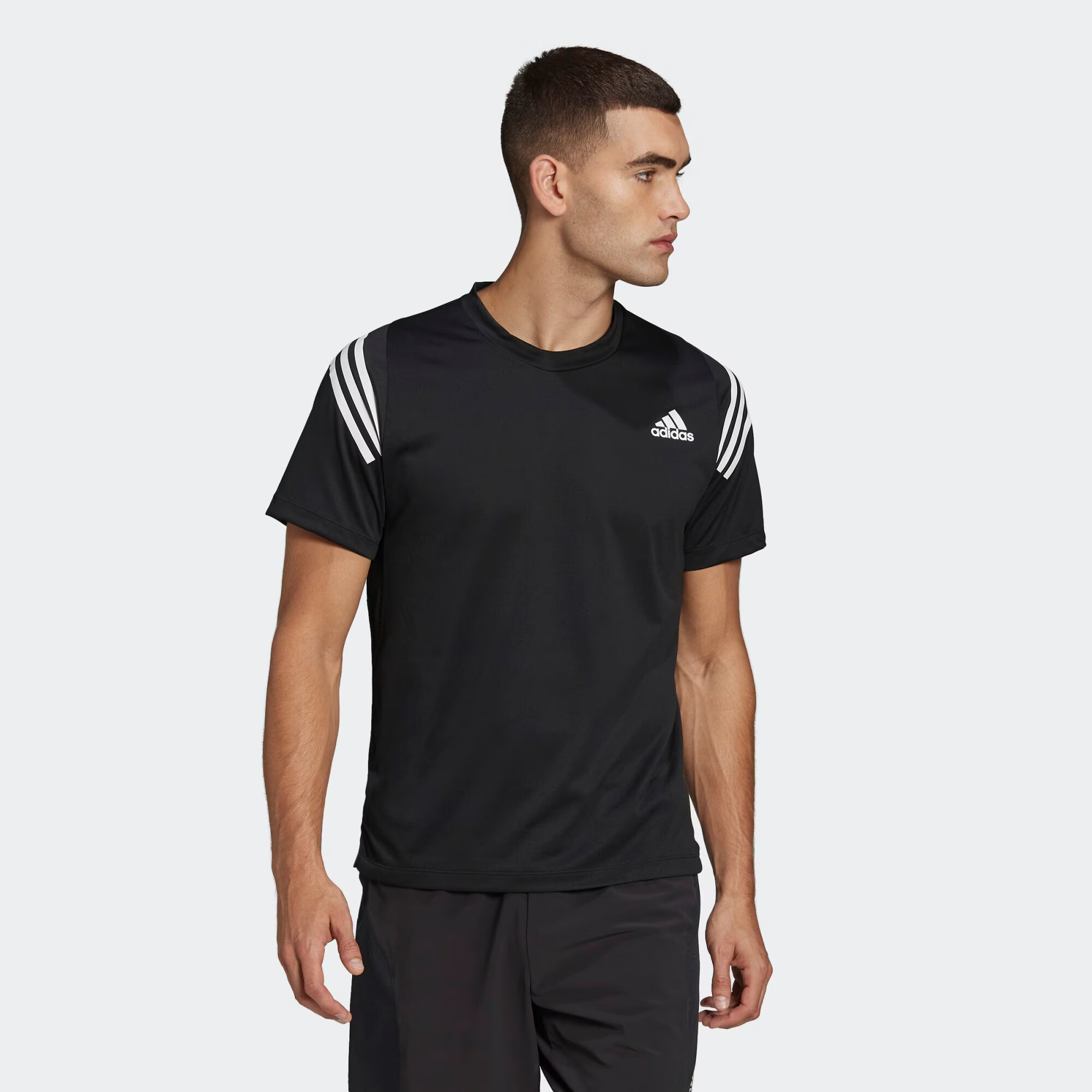 ADIDAS SPORTSWEAR Funkcionalna majica črna / bela - Pepit.si