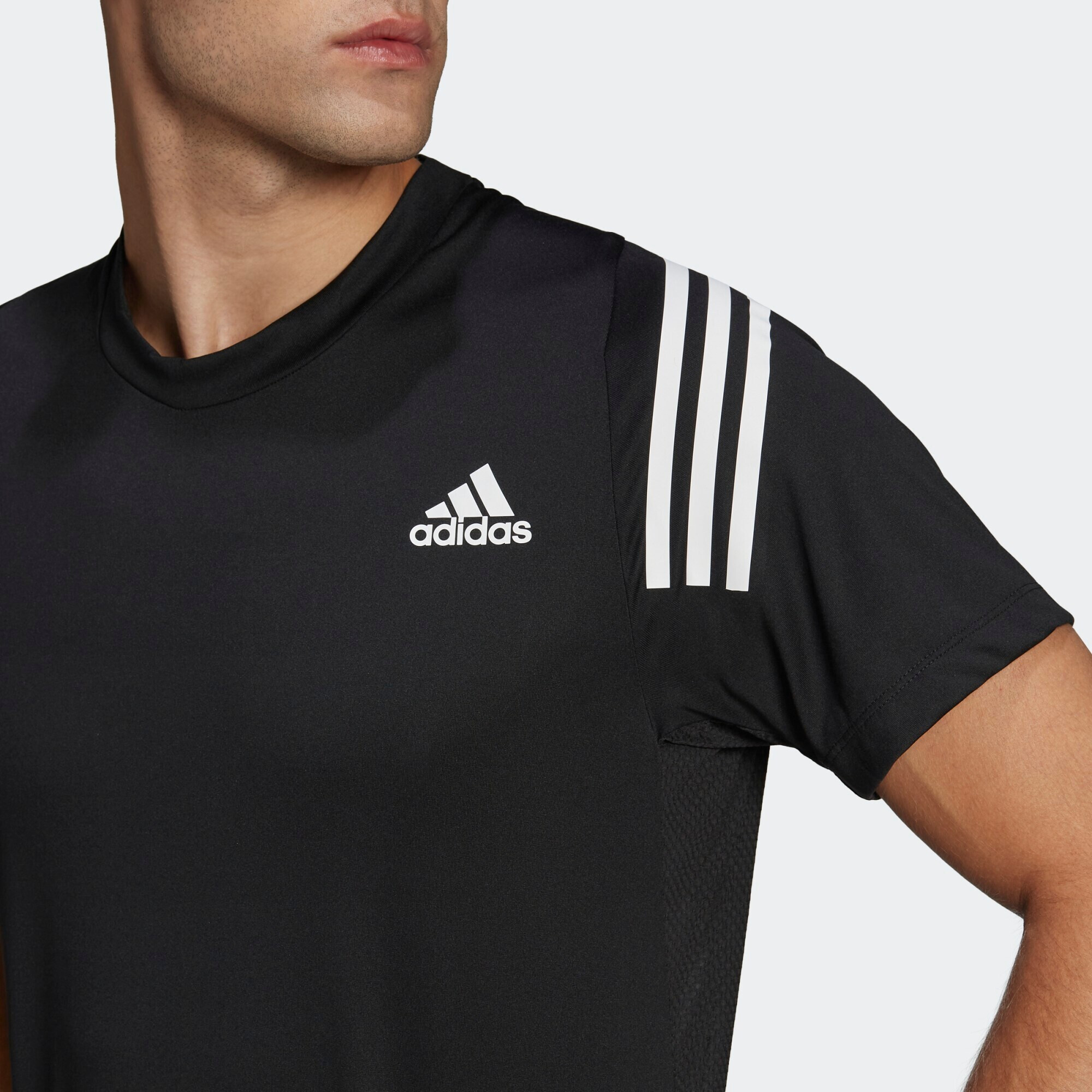 ADIDAS SPORTSWEAR Funkcionalna majica črna / bela - Pepit.si