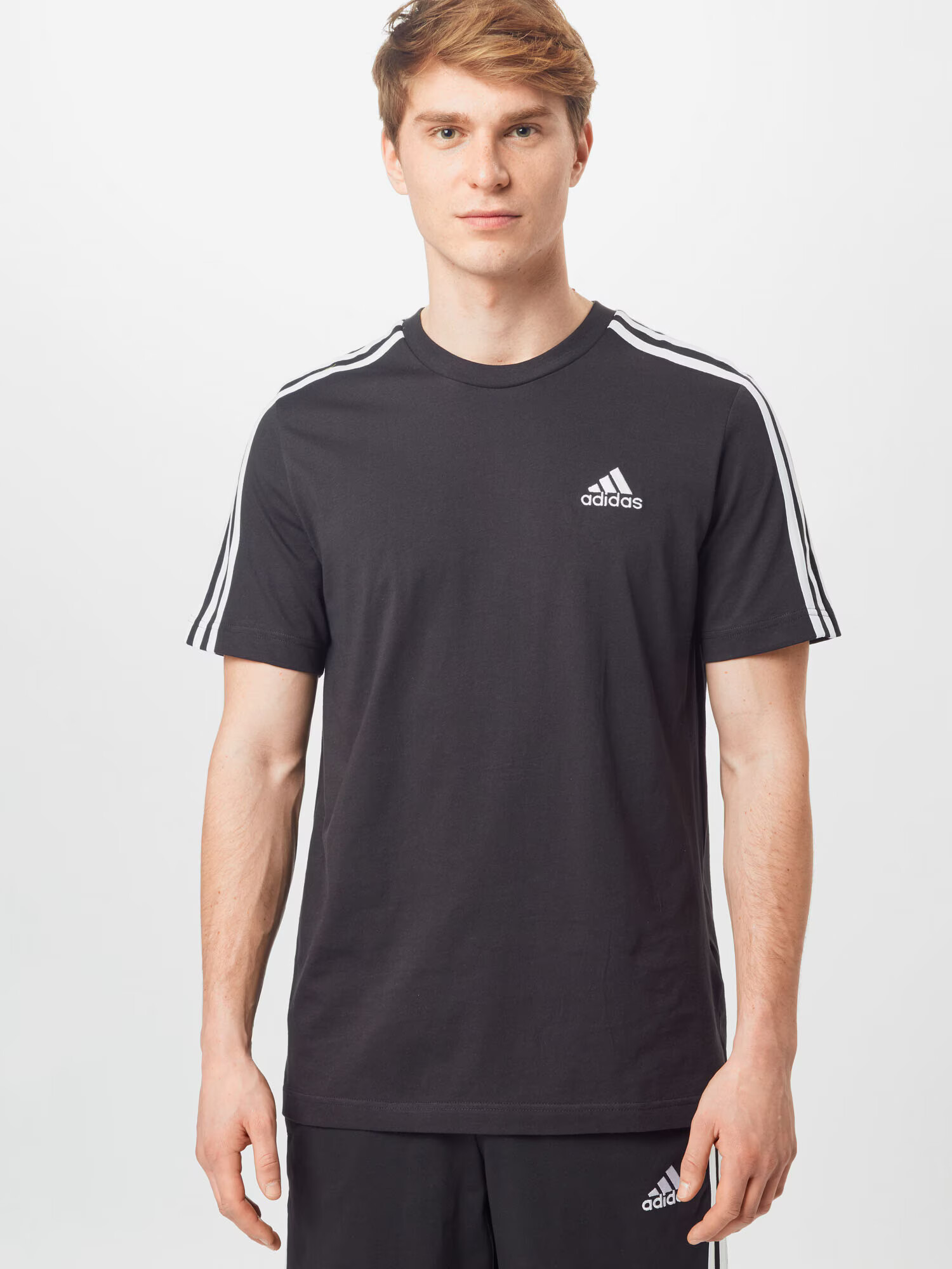 ADIDAS SPORTSWEAR Funkcionalna majica črna / bela - Pepit.si