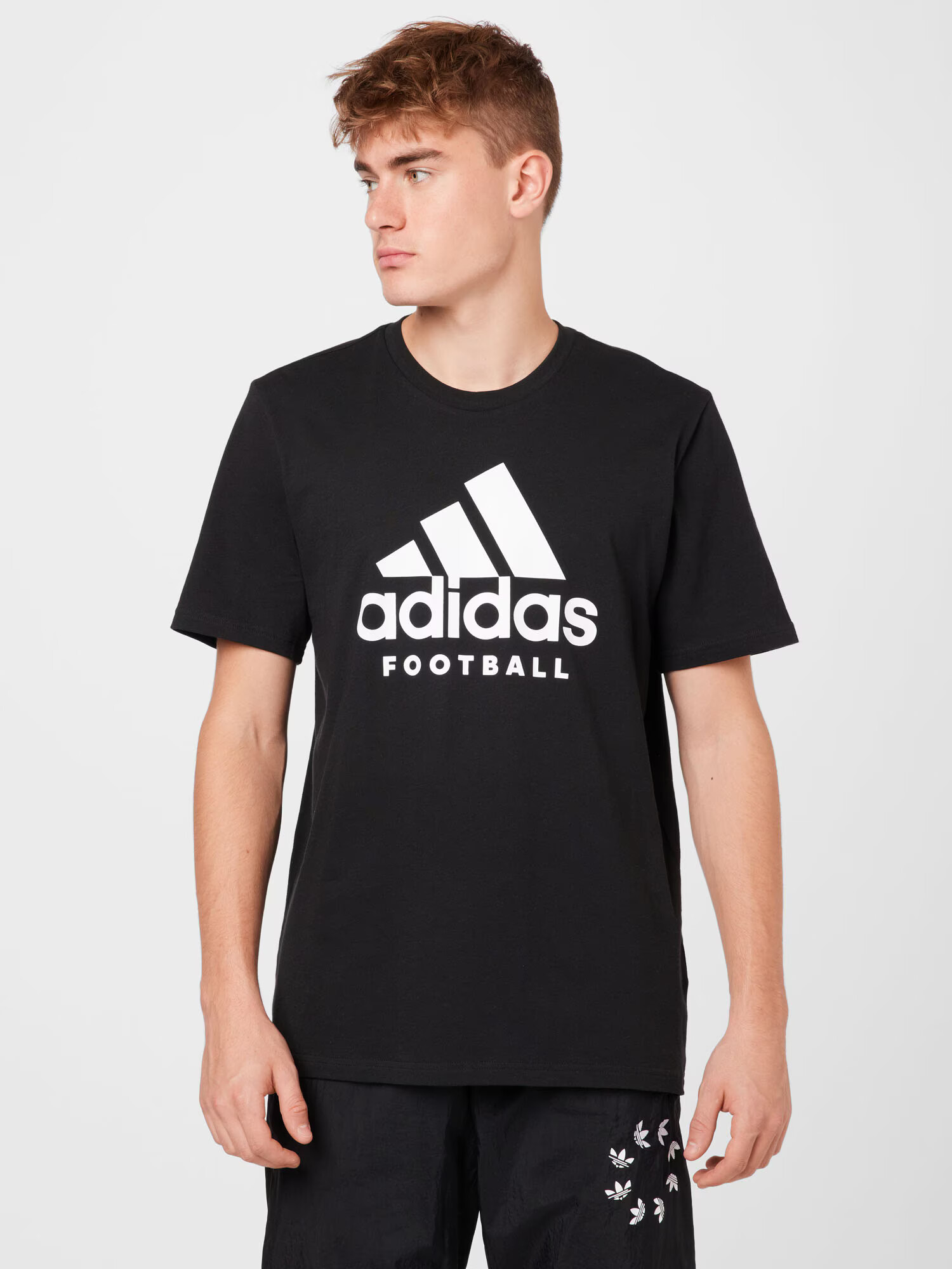 ADIDAS SPORTSWEAR Funkcionalna majica črna / bela - Pepit.si