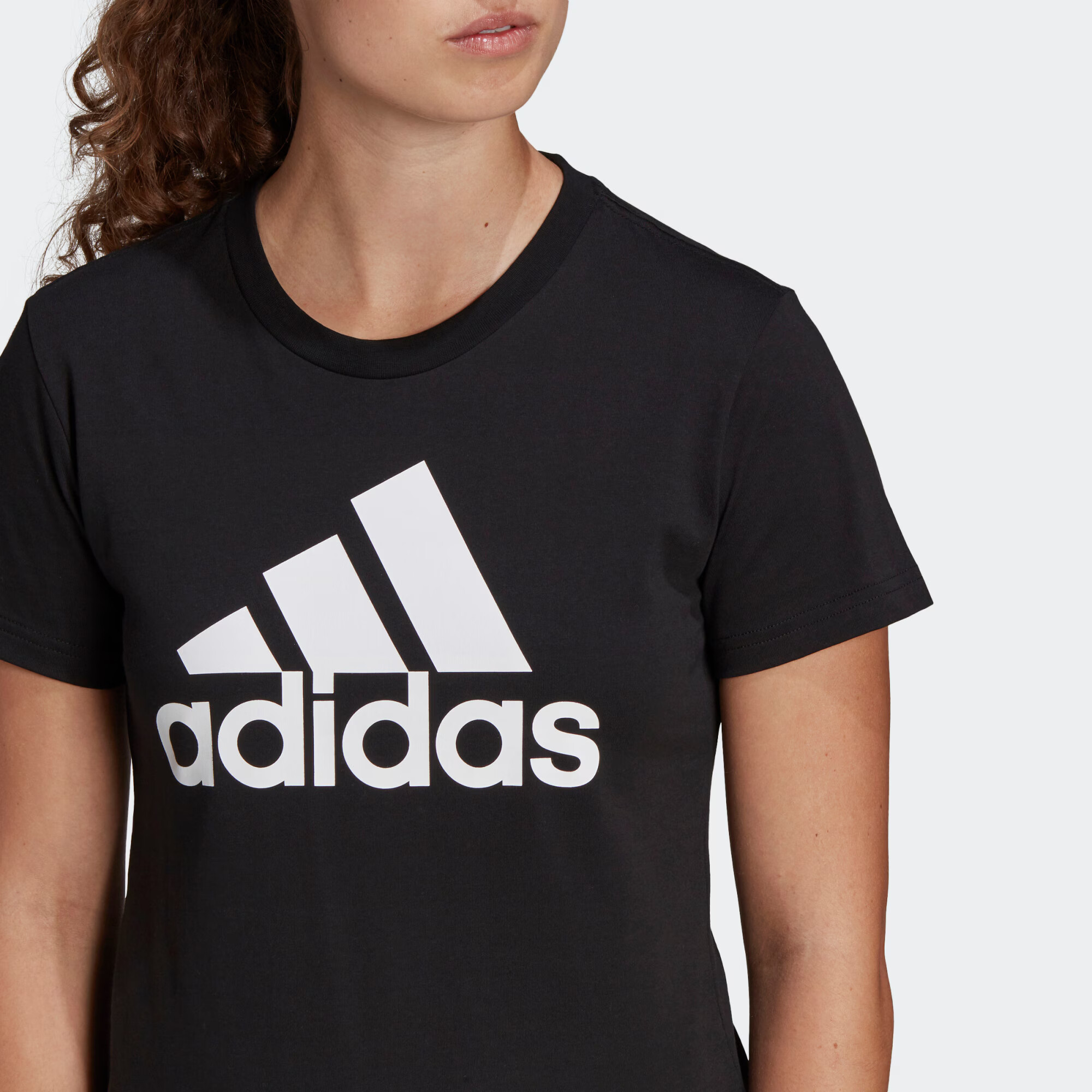 ADIDAS SPORTSWEAR Funkcionalna majica črna / bela - Pepit.si