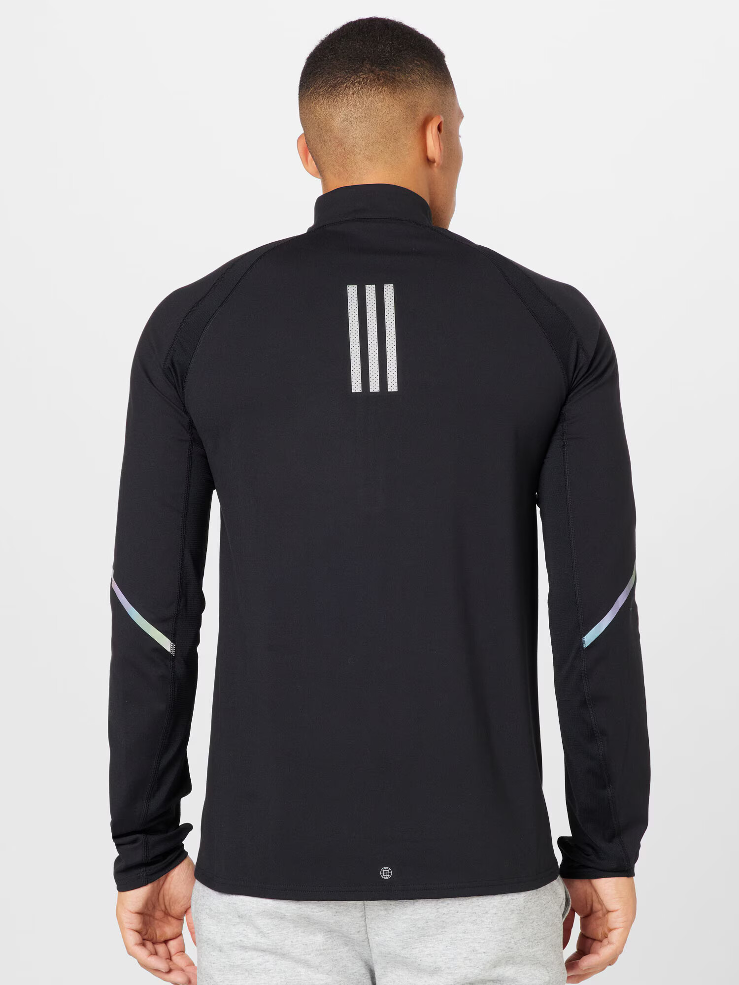 ADIDAS SPORTSWEAR Funkcionalna majica črna / srebrna - Pepit.si