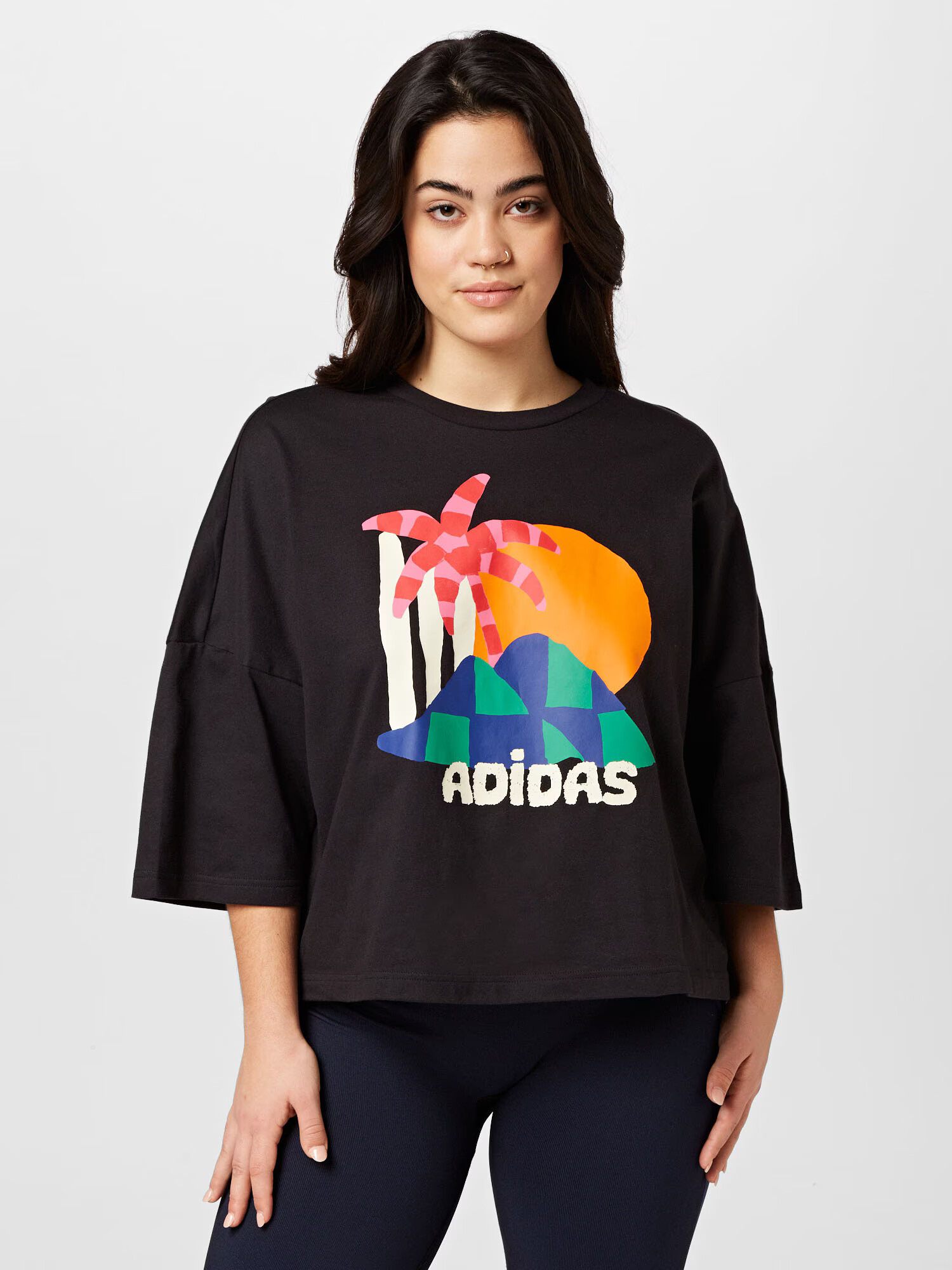 ADIDAS SPORTSWEAR Funkcionalna majica 'Farm' mešane barve / črna - Pepit.si