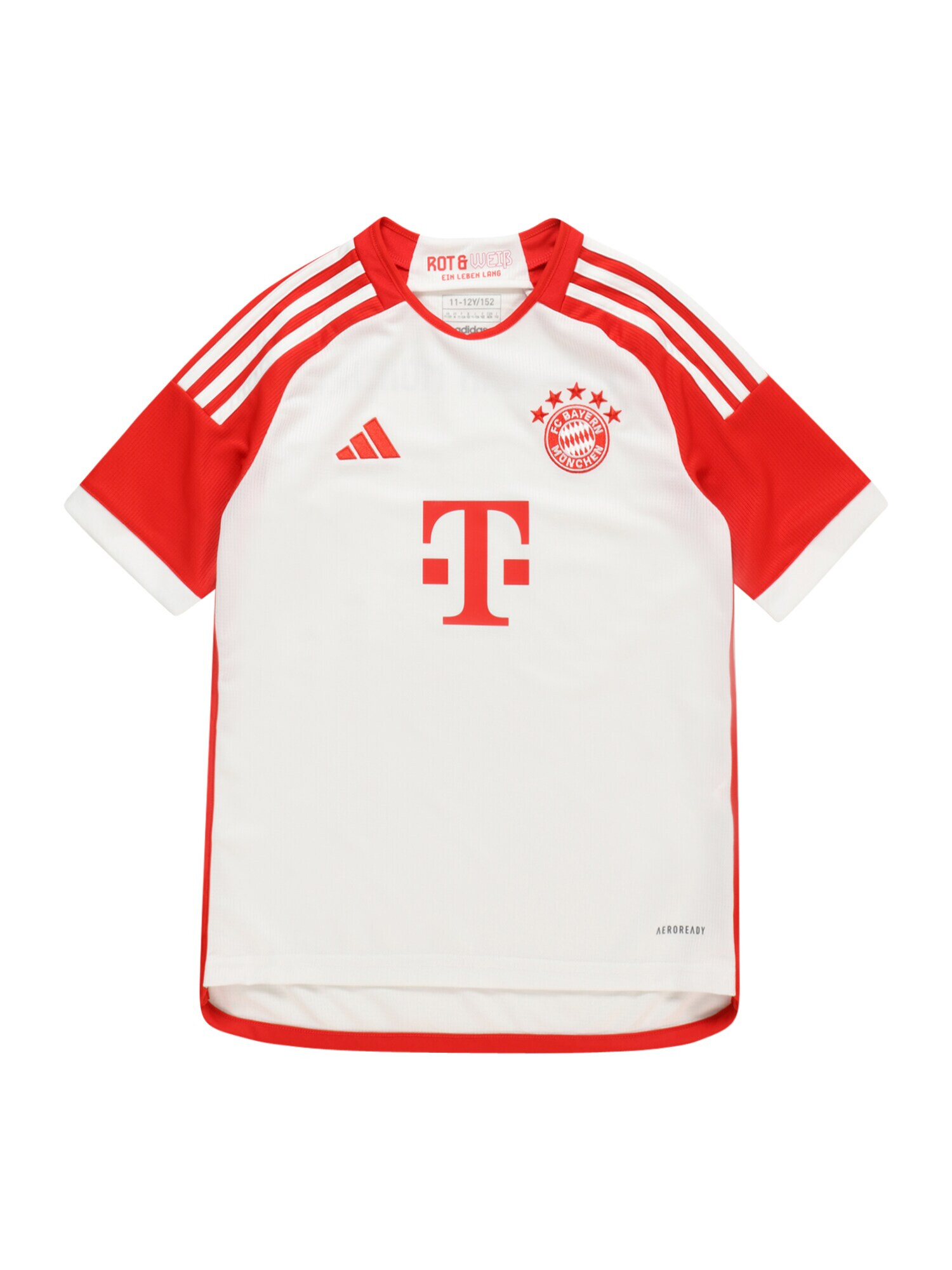 ADIDAS PERFORMANCE Funkcionalna majica 'FC Bayern München 23/24' oranžno rdeča / bela - Pepit.si