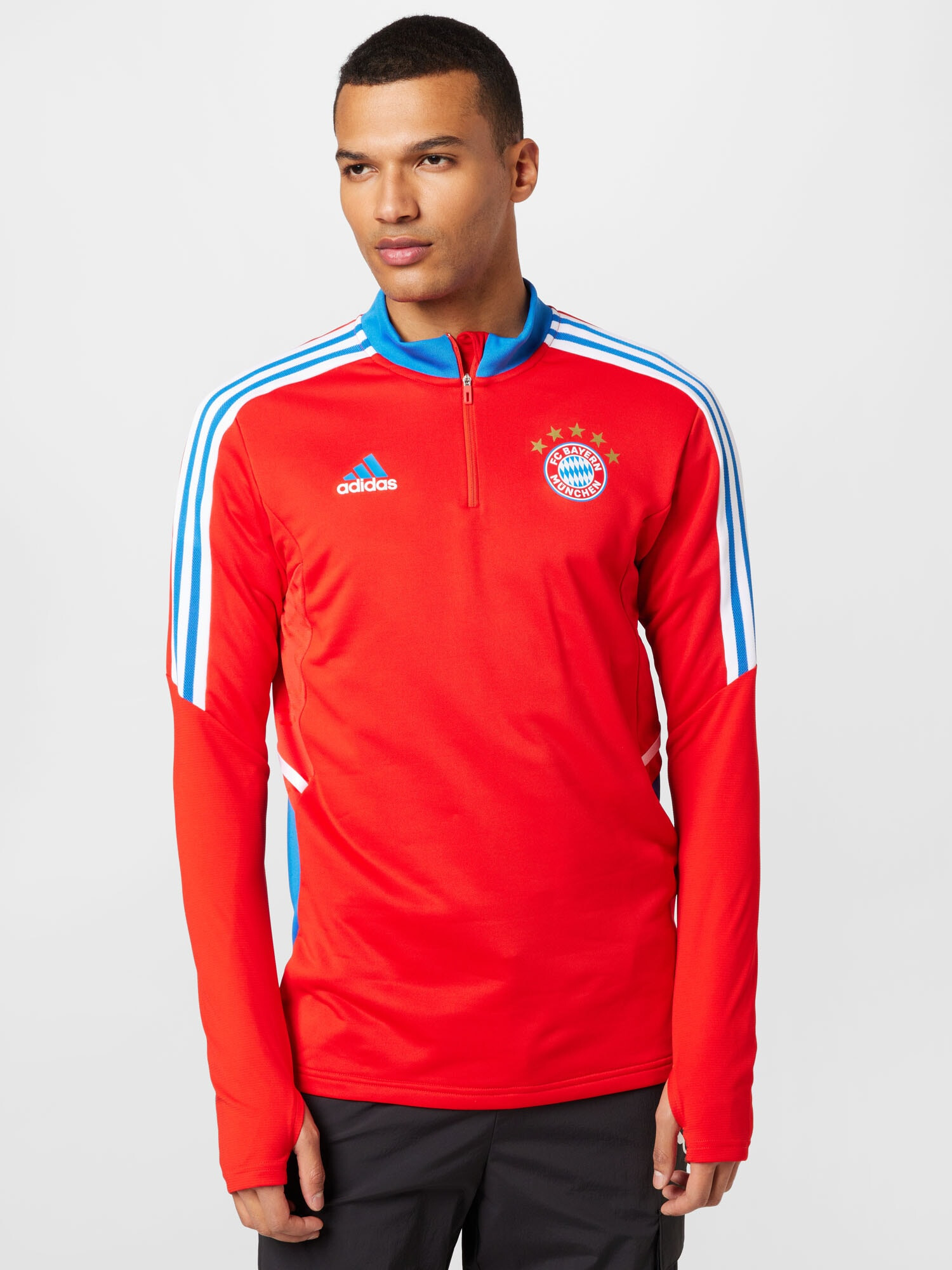 ADIDAS SPORTSWEAR Funkcionalna majica 'FC Bayern München Condivo 22' svetlo modra / rumena / rdeča / bela - Pepit.si