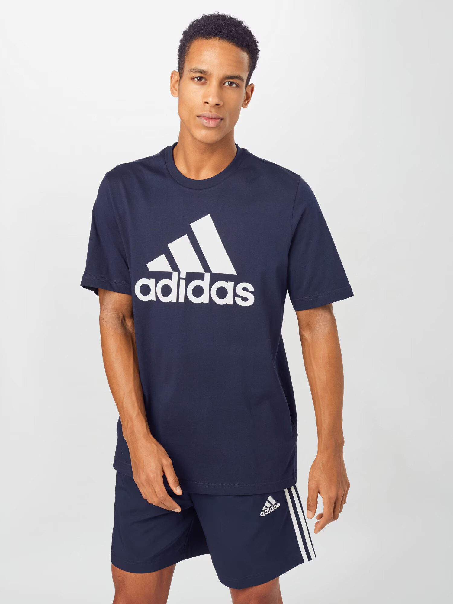 ADIDAS SPORTSWEAR Funkcionalna majica marine / bela - Pepit.si