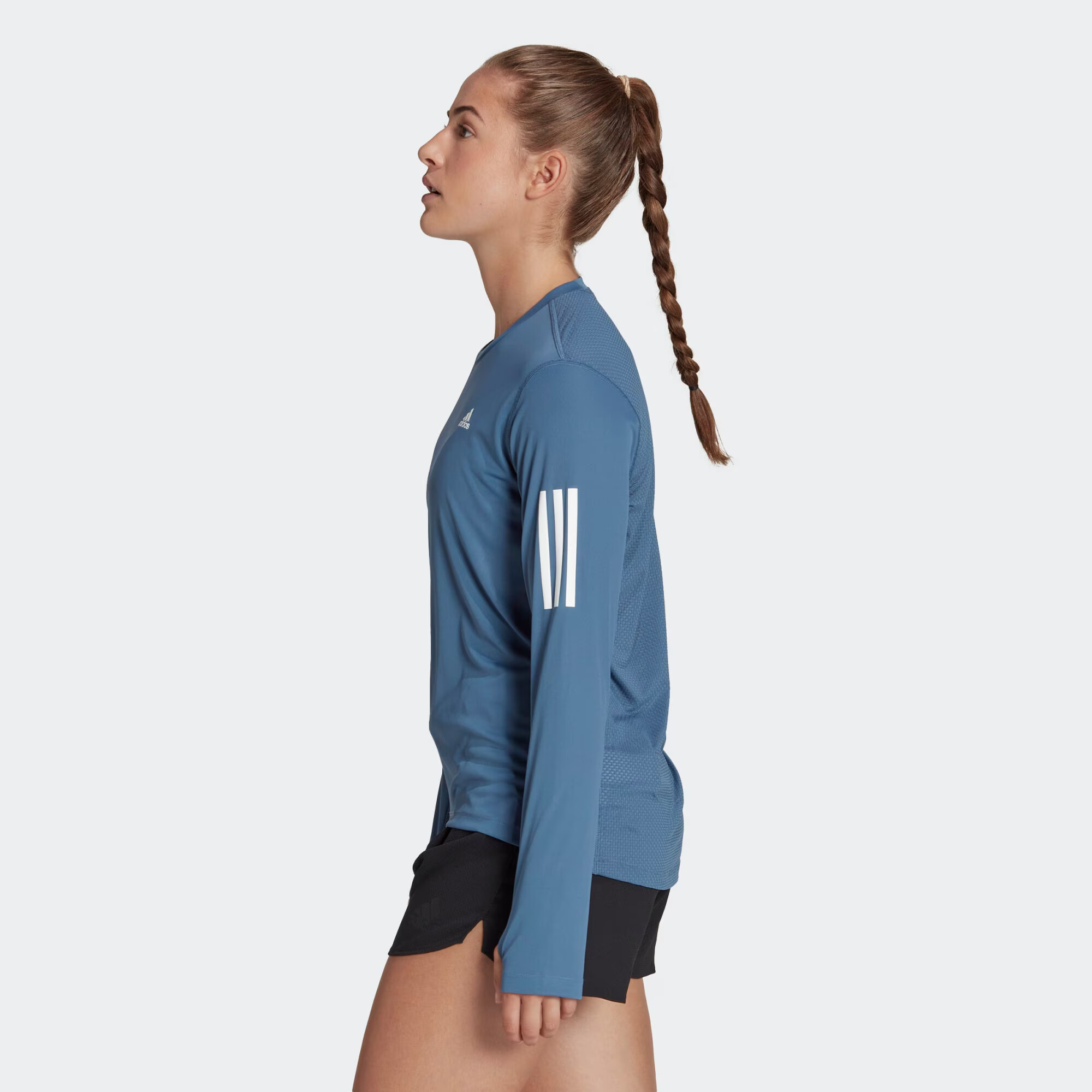 ADIDAS SPORTSWEAR Funkcionalna majica 'Own the Run' modra / bela - Pepit.si