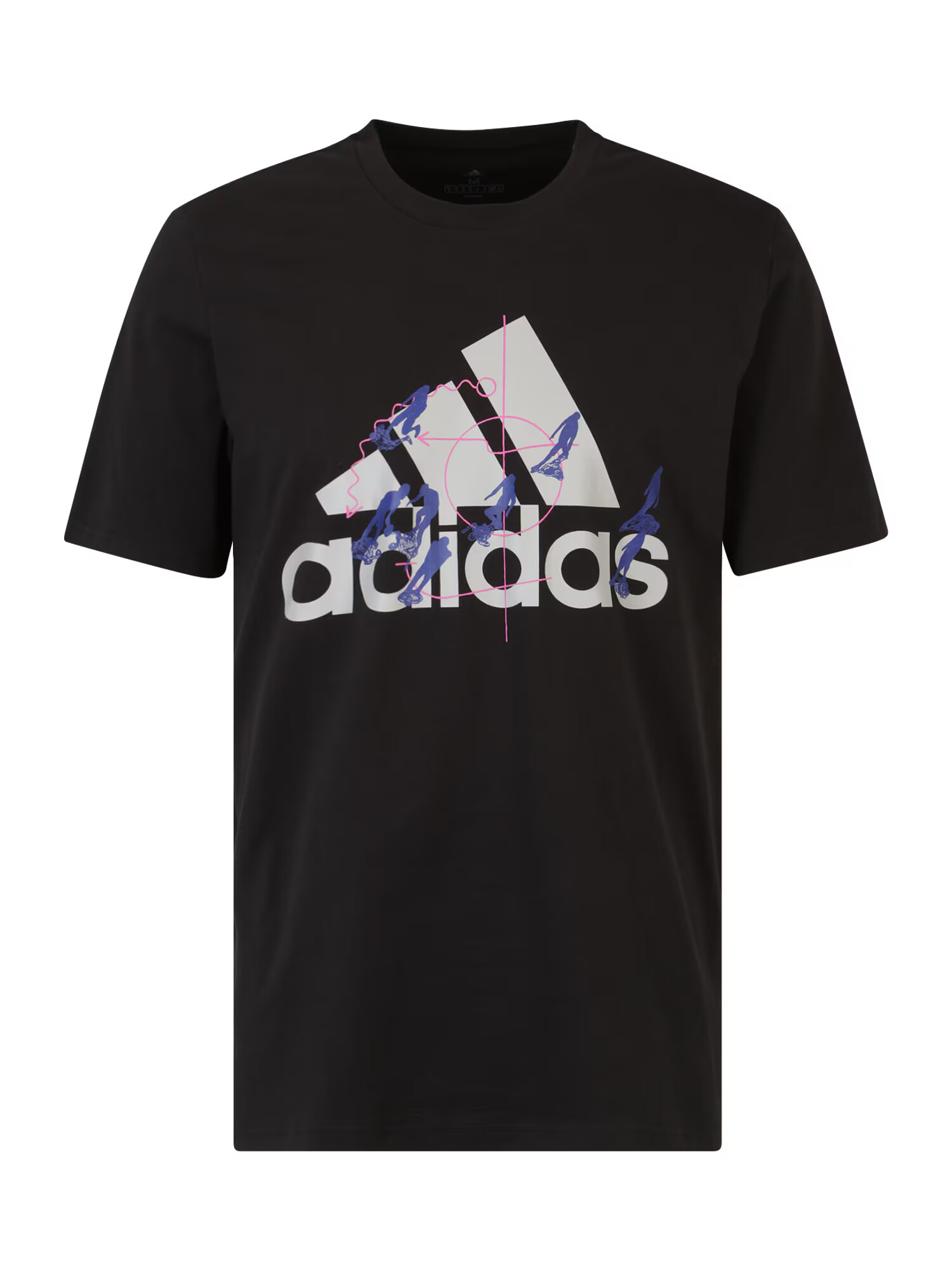 ADIDAS SPORTSWEAR Funkcionalna majica 'MOTION' modra / roza / črna / bela - Pepit.si