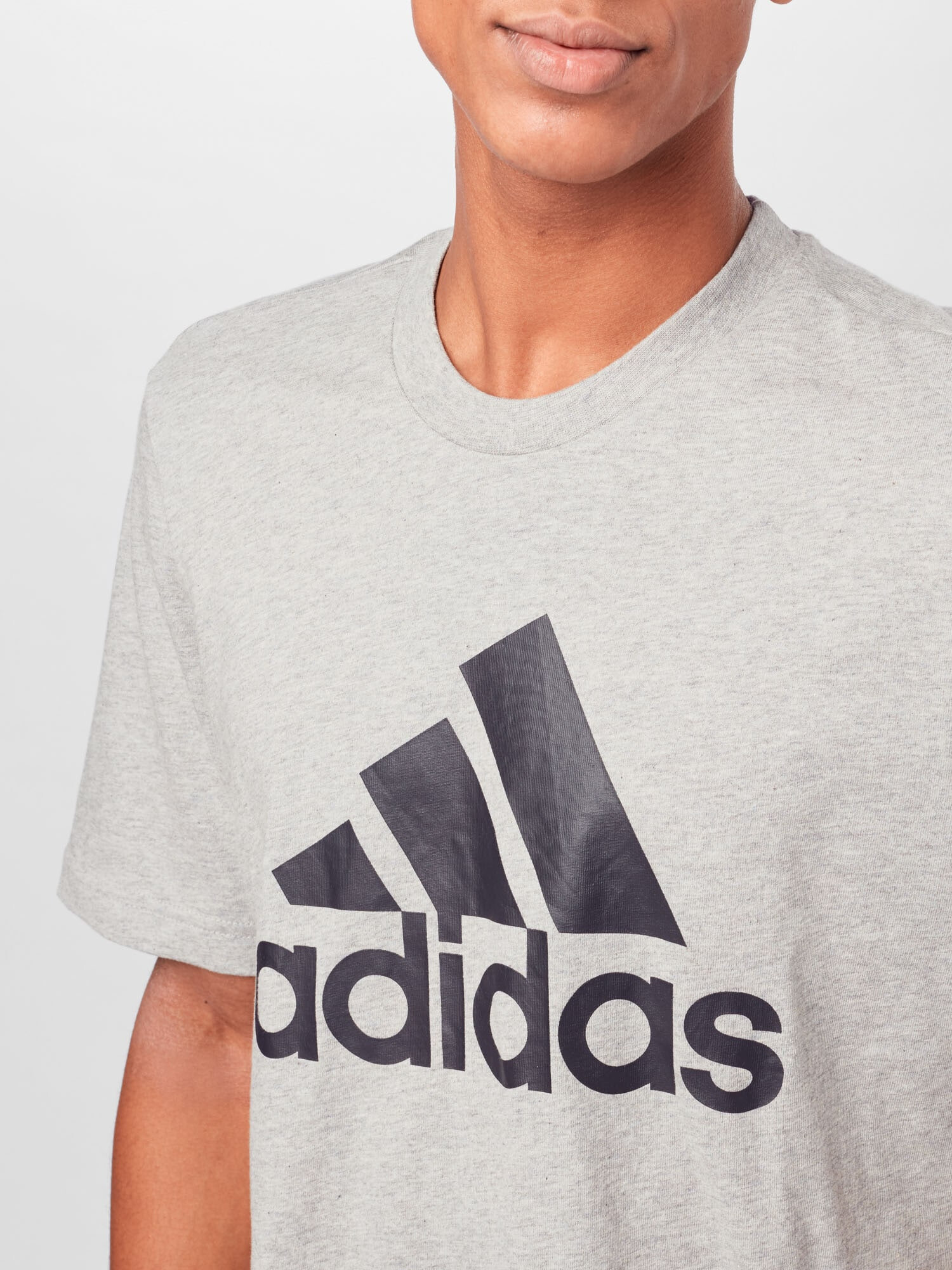 ADIDAS SPORTSWEAR Funkcionalna majica pegasto siva / črna - Pepit.si