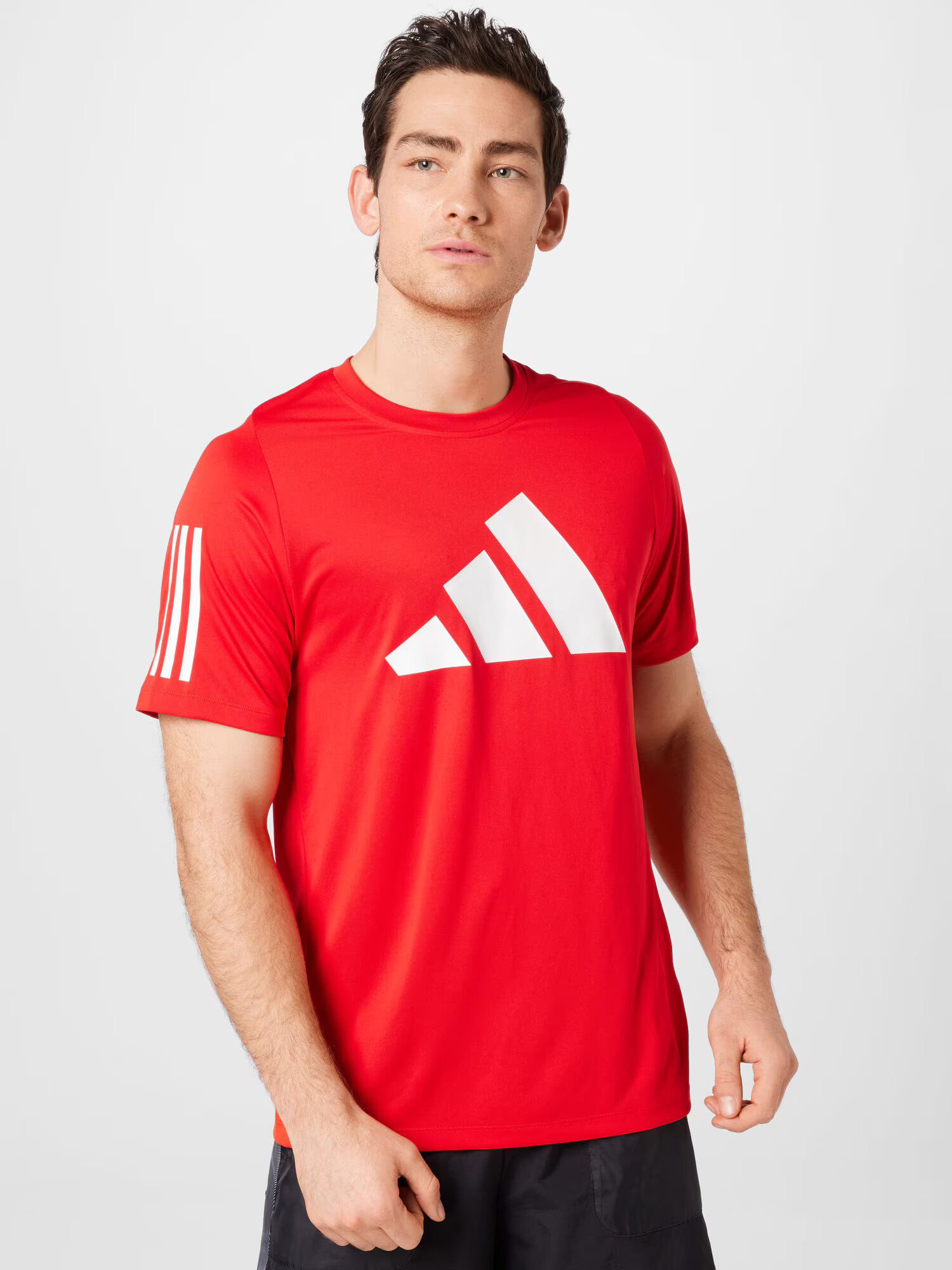 ADIDAS SPORTSWEAR Funkcionalna majica rdeča / bela - Pepit.si