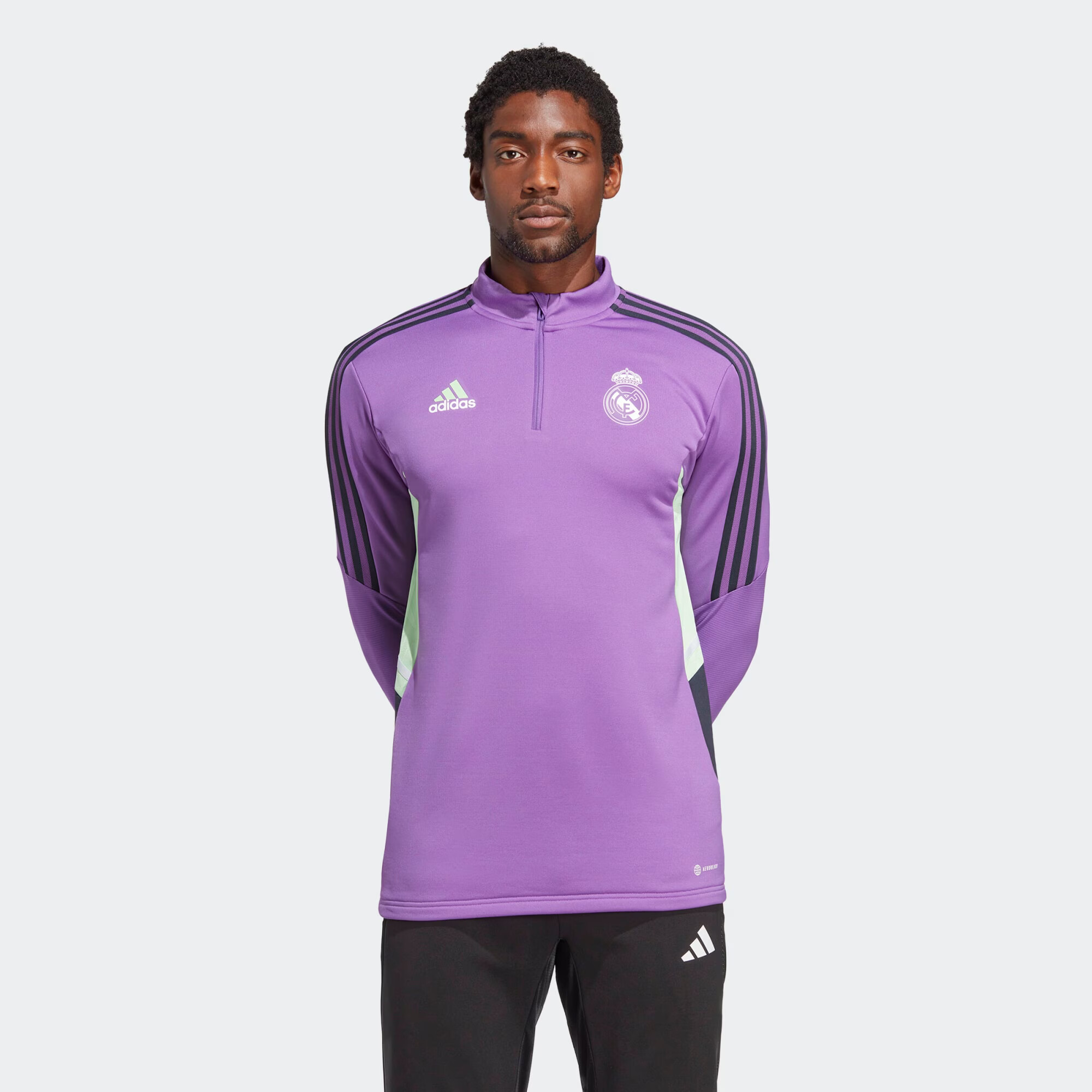 ADIDAS SPORTSWEAR Funkcionalna majica 'Real Madrid Condivo 22' pastelno zelena / lila / črna / bela - Pepit.si