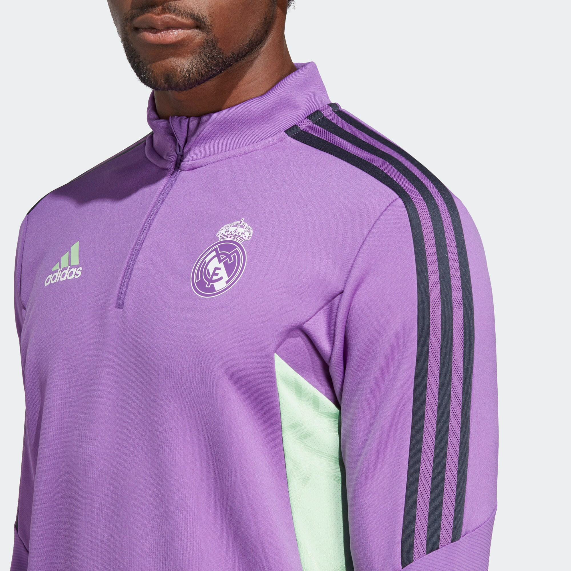 ADIDAS SPORTSWEAR Funkcionalna majica 'Real Madrid Condivo 22' pastelno zelena / lila / črna / bela - Pepit.si