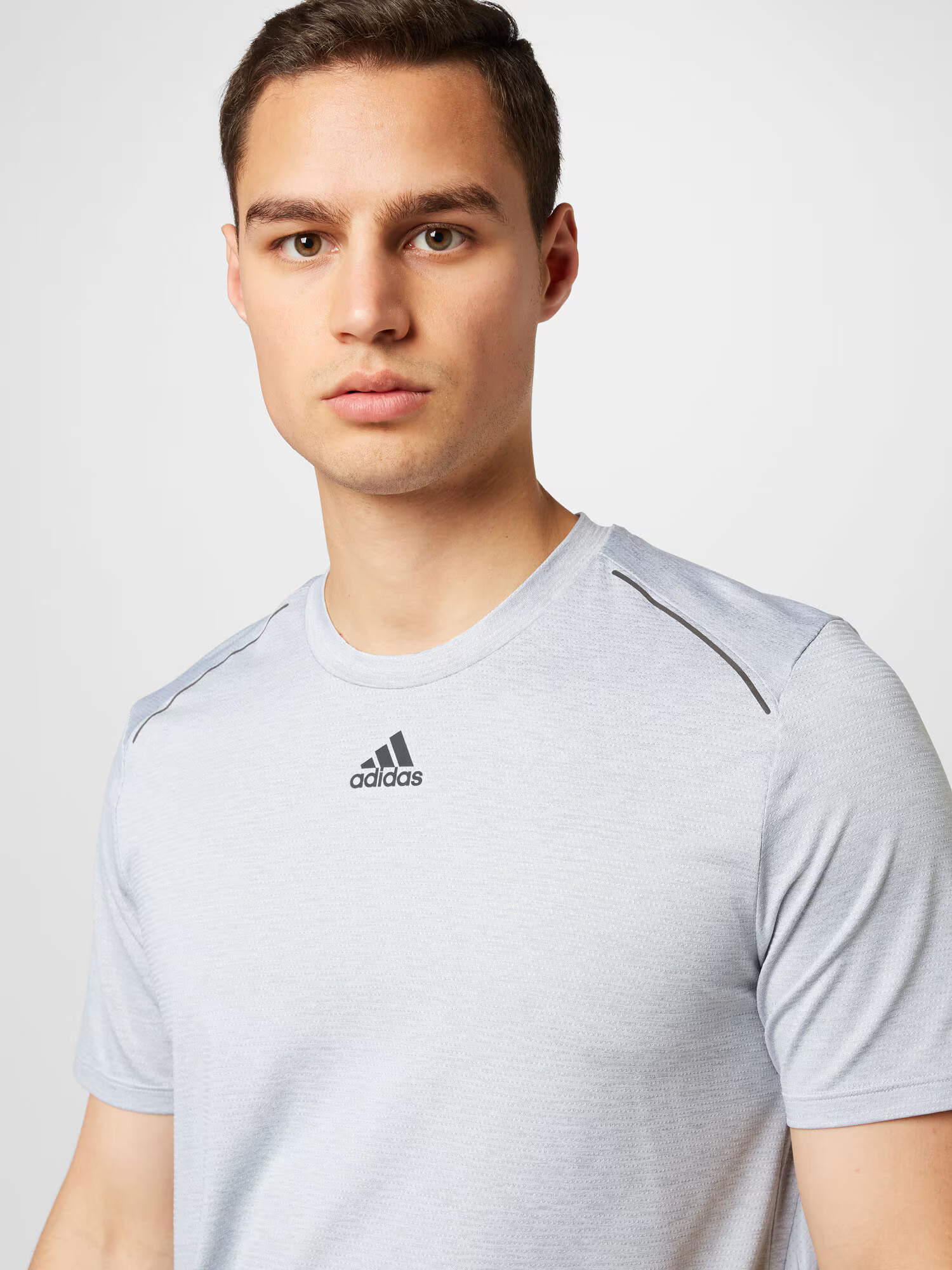 ADIDAS PERFORMANCE Funkcionalna majica siva / črna - Pepit.si