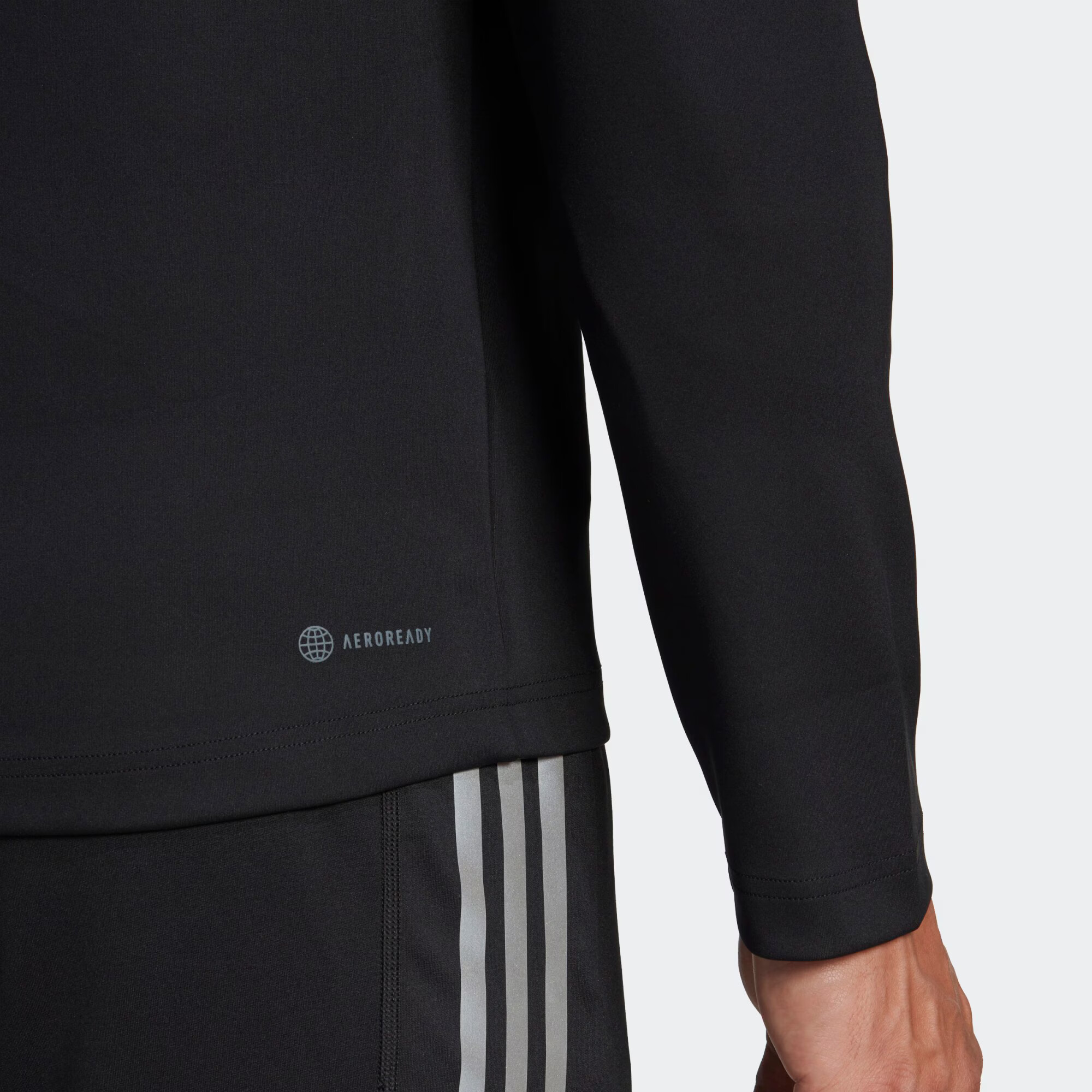 ADIDAS SPORTSWEAR Funkcionalna majica siva / črna / bela - Pepit.si