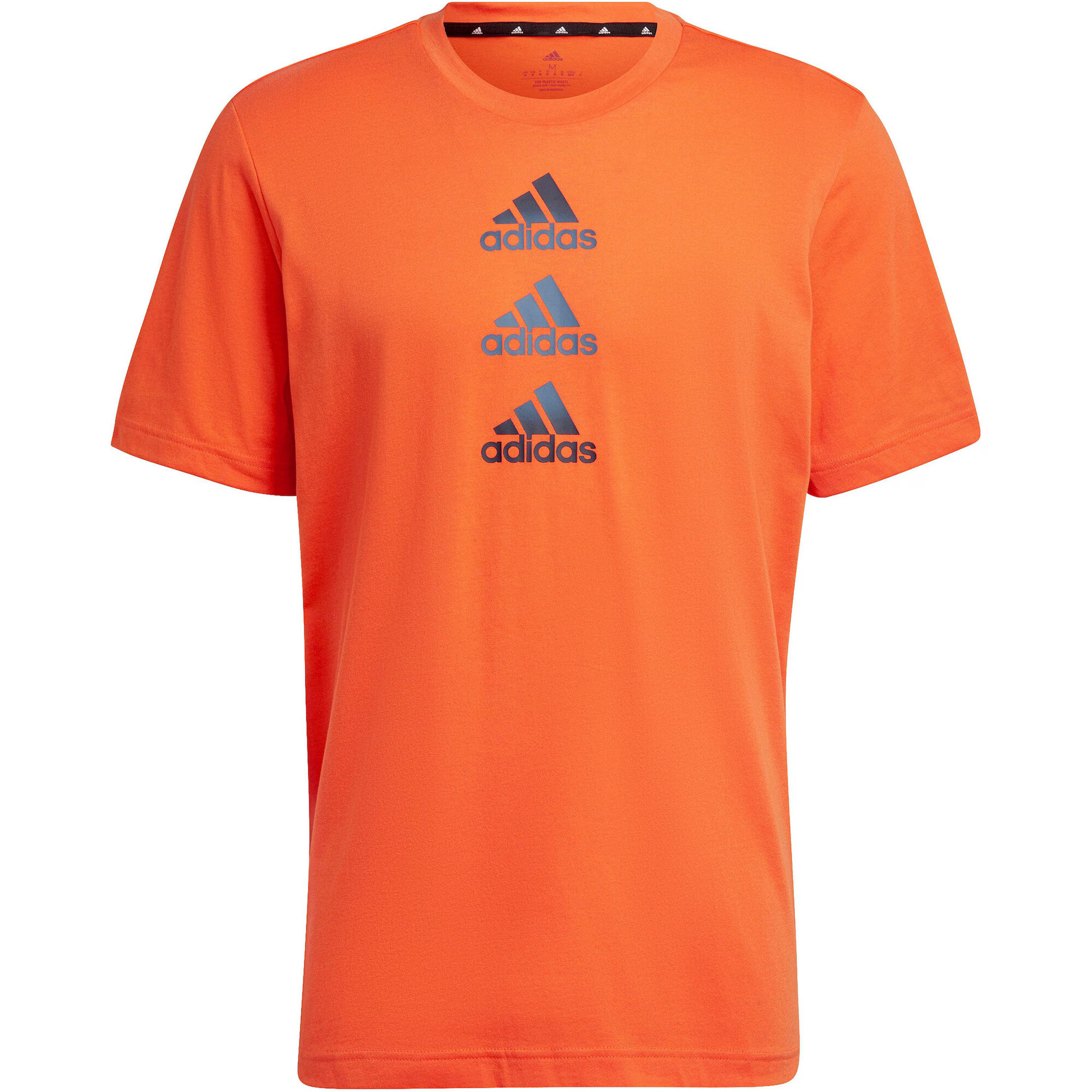 ADIDAS SPORTSWEAR Funkcionalna majica siva / oranžna - Pepit.si