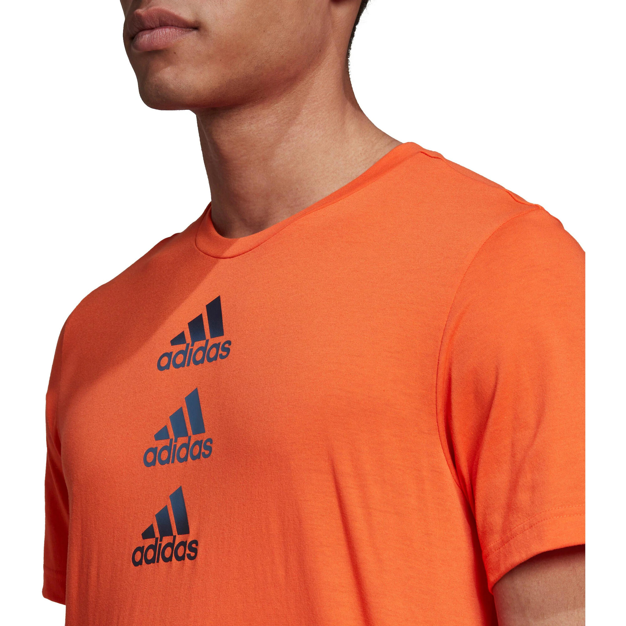 ADIDAS SPORTSWEAR Funkcionalna majica siva / oranžna - Pepit.si