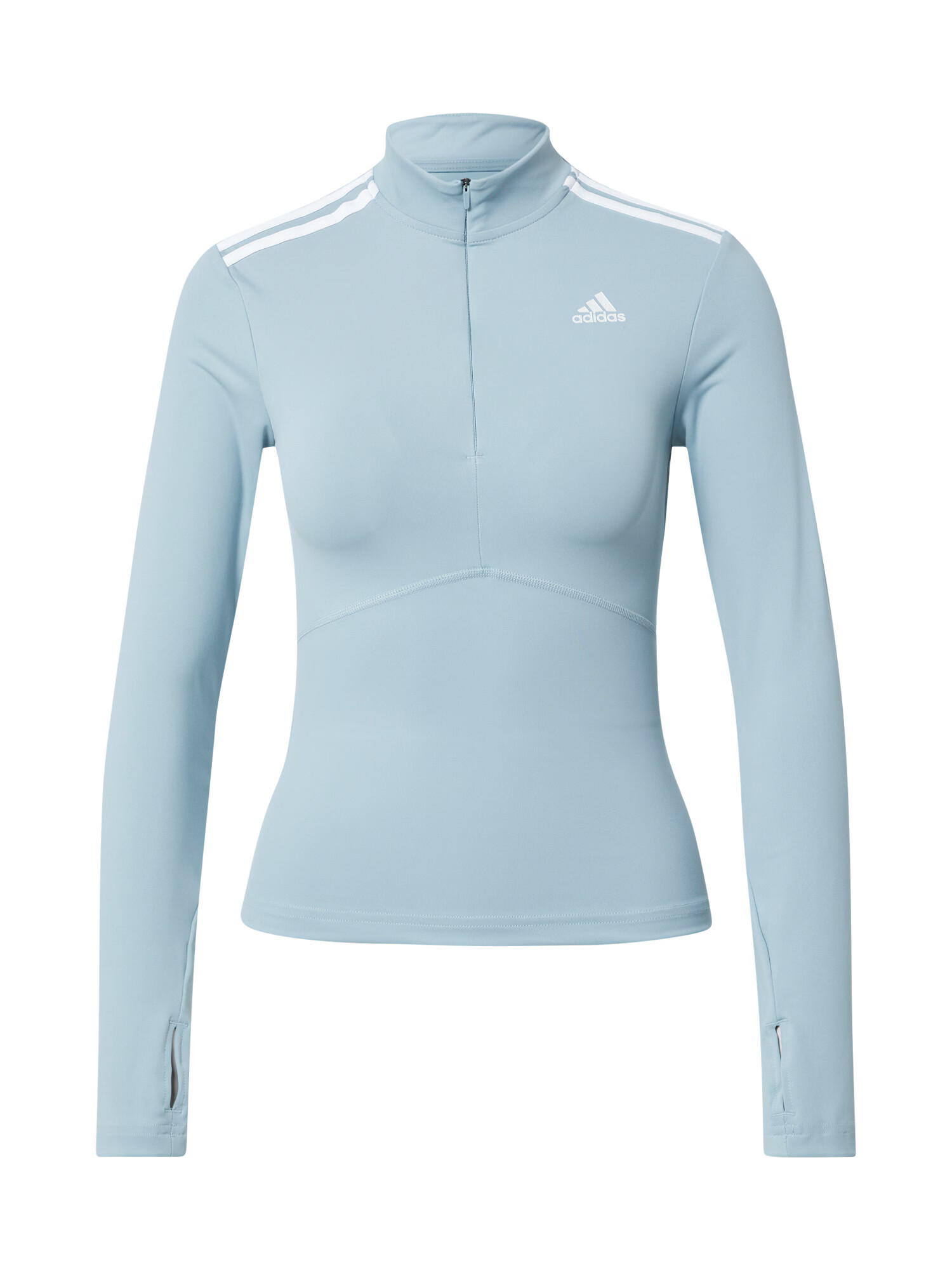 ADIDAS SPORTSWEAR Funkcionalna majica svetlo modra / bela - Pepit.si