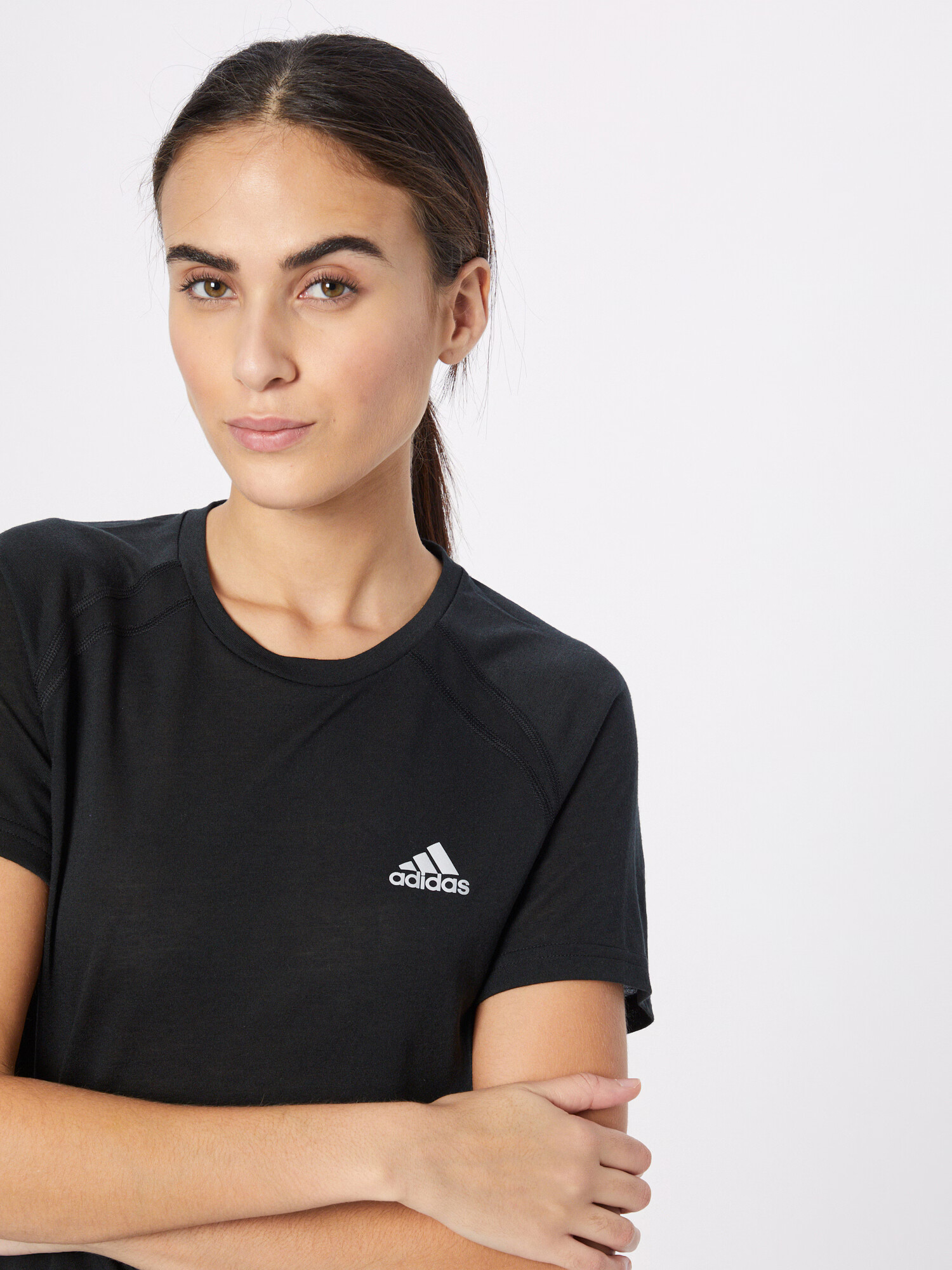 ADIDAS SPORTSWEAR Funkcionalna majica 'X-City' črna / bela - Pepit.si