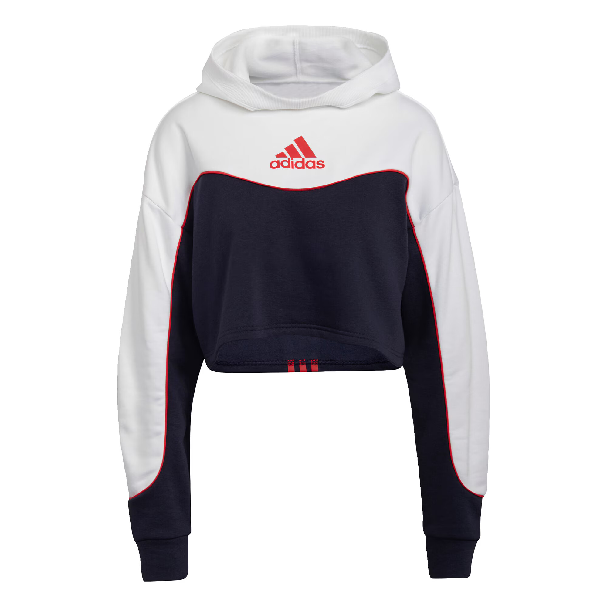 ADIDAS SPORTSWEAR Športna majica nočno modra / rdeča / bela - Pepit.si