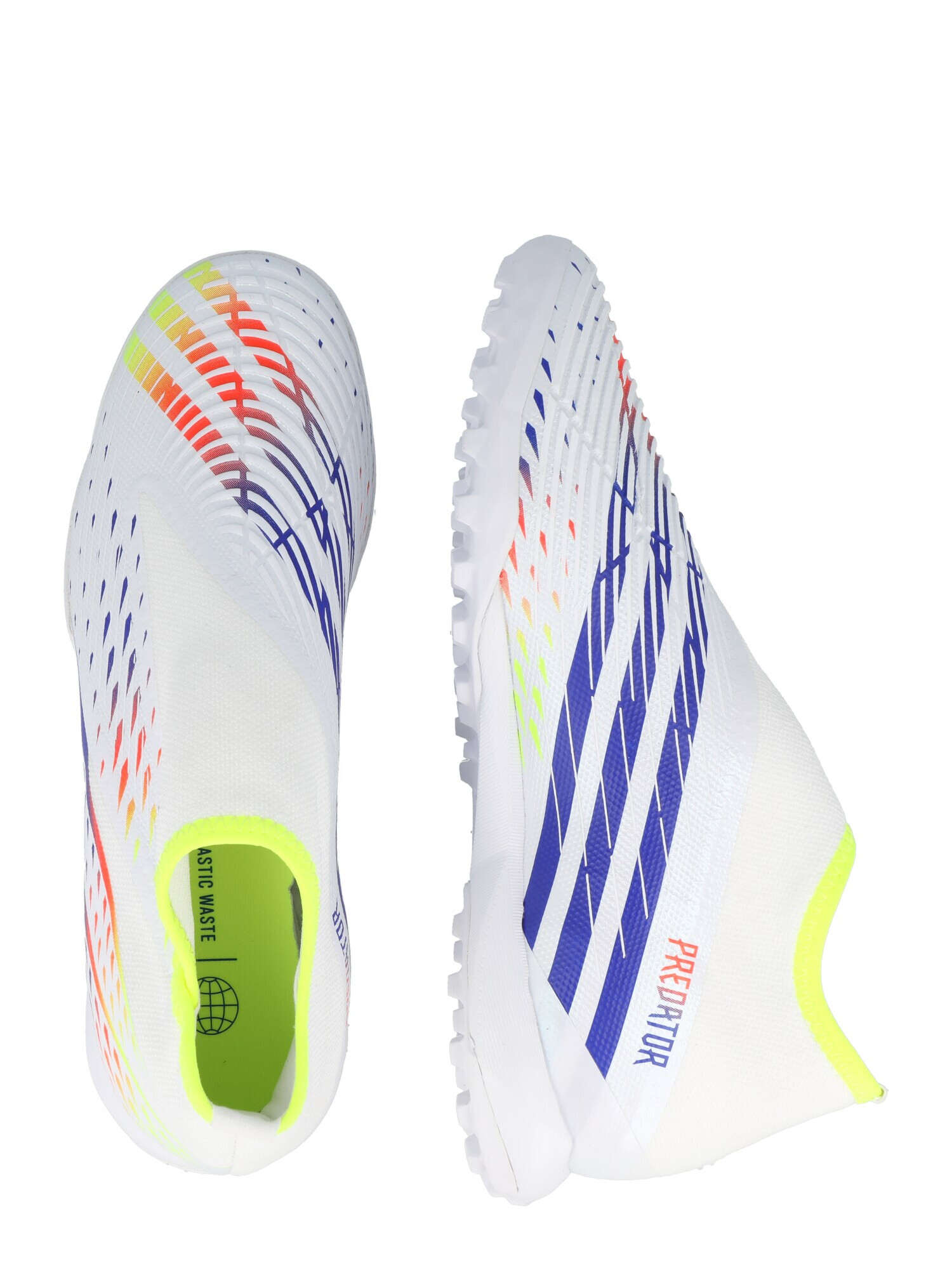 ADIDAS PERFORMANCE Nogometni čevelj 'PREDATOR EDGE' kraljevo modra / neonsko rumena / neonsko oranžna / bela - Pepit.si