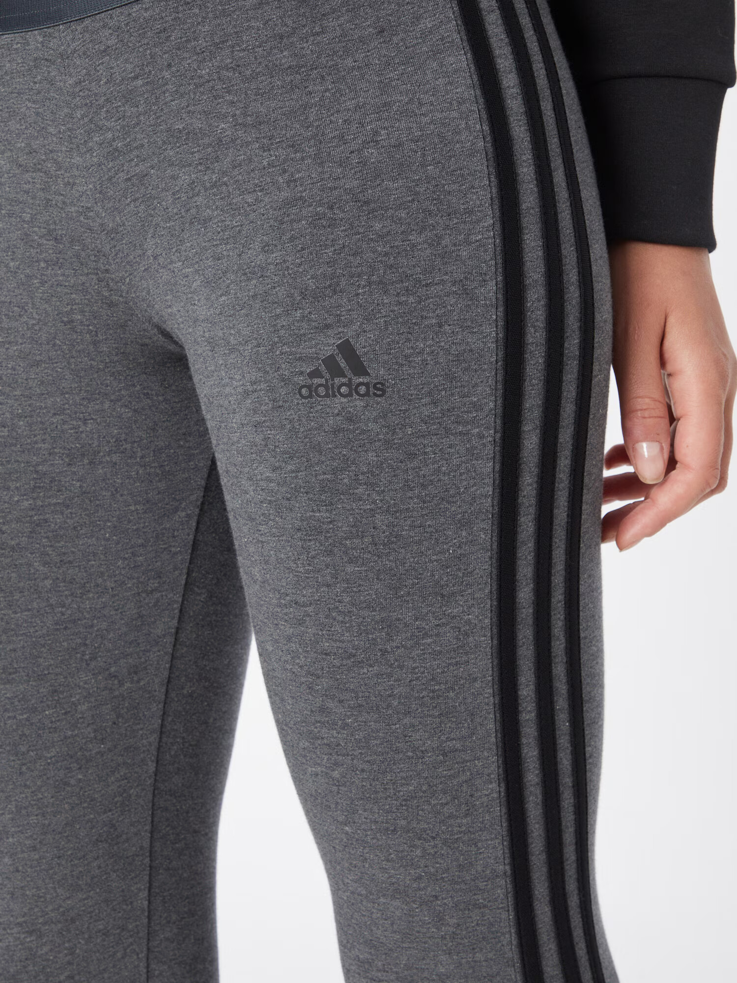 ADIDAS SPORTSWEAR Športne hlače temno siva / črna - Pepit.si