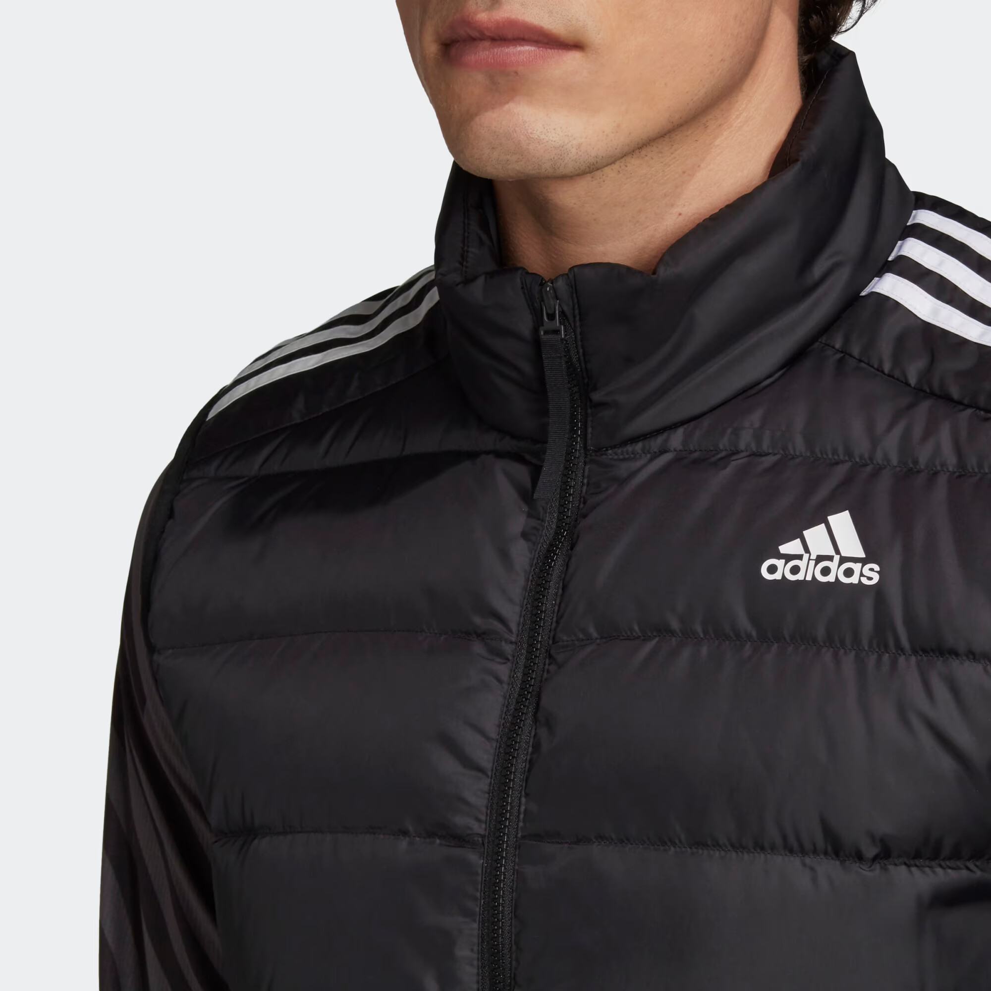 ADIDAS SPORTSWEAR Športen telovnik črna / bela - Pepit.si