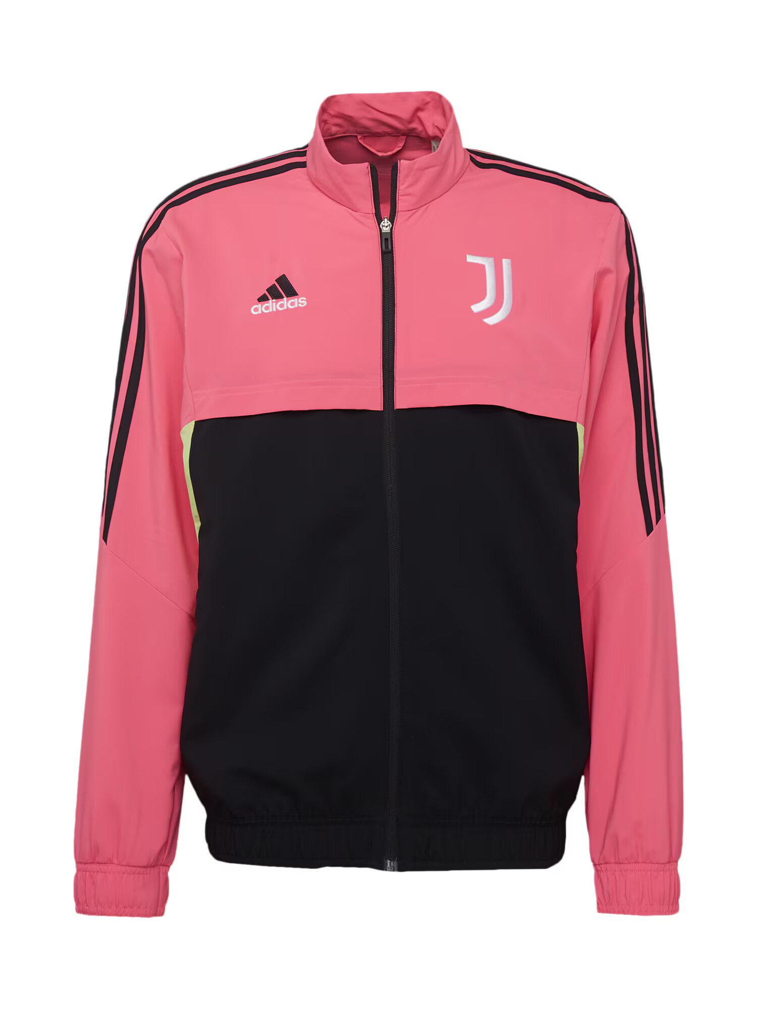 ADIDAS SPORTSWEAR Športna jakna 'Juventus Turin Condivo 22' limeta / roza / črna / bela - Pepit.si