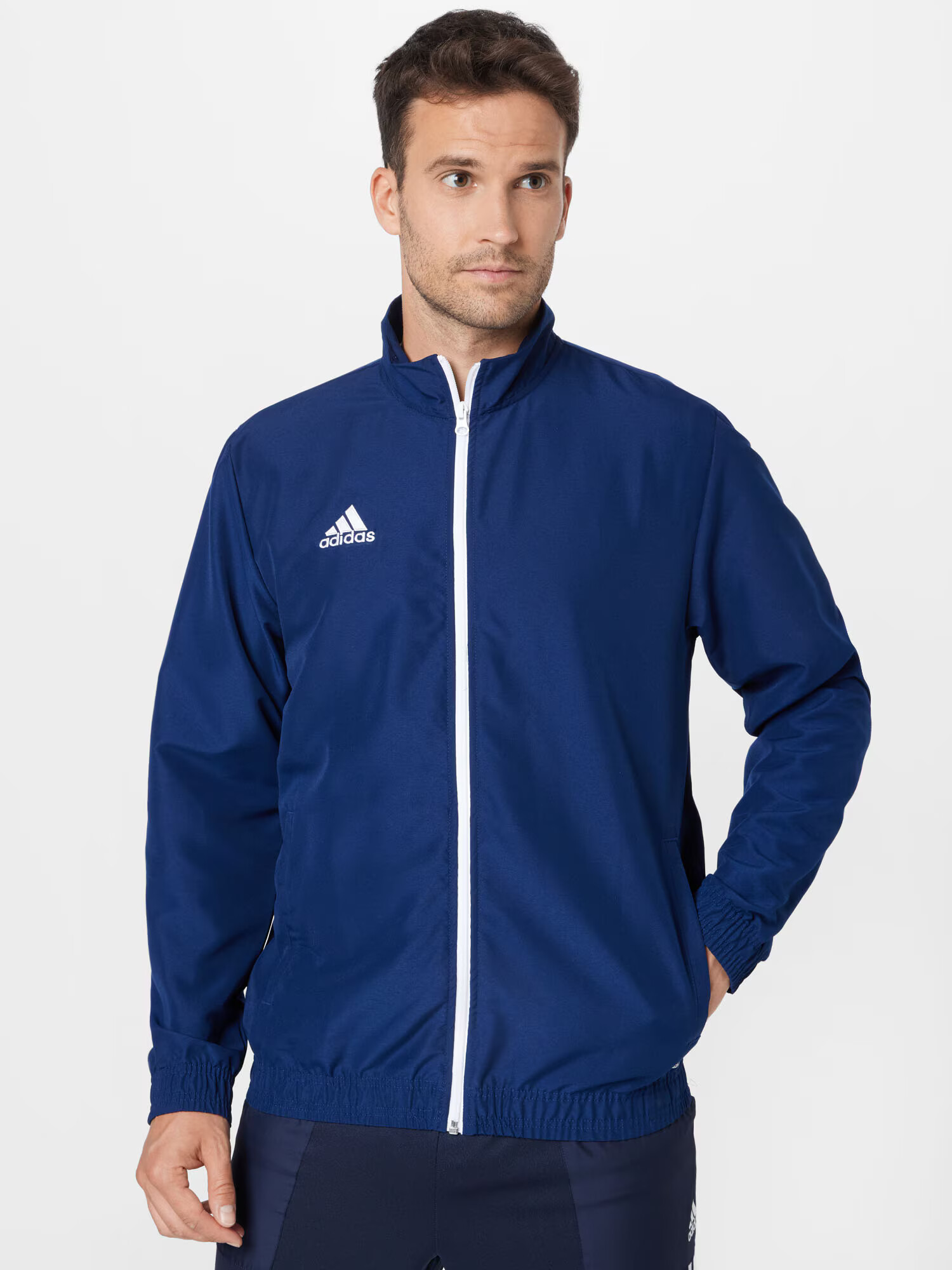 ADIDAS SPORTSWEAR Športna jakna mornarska / bela - Pepit.si